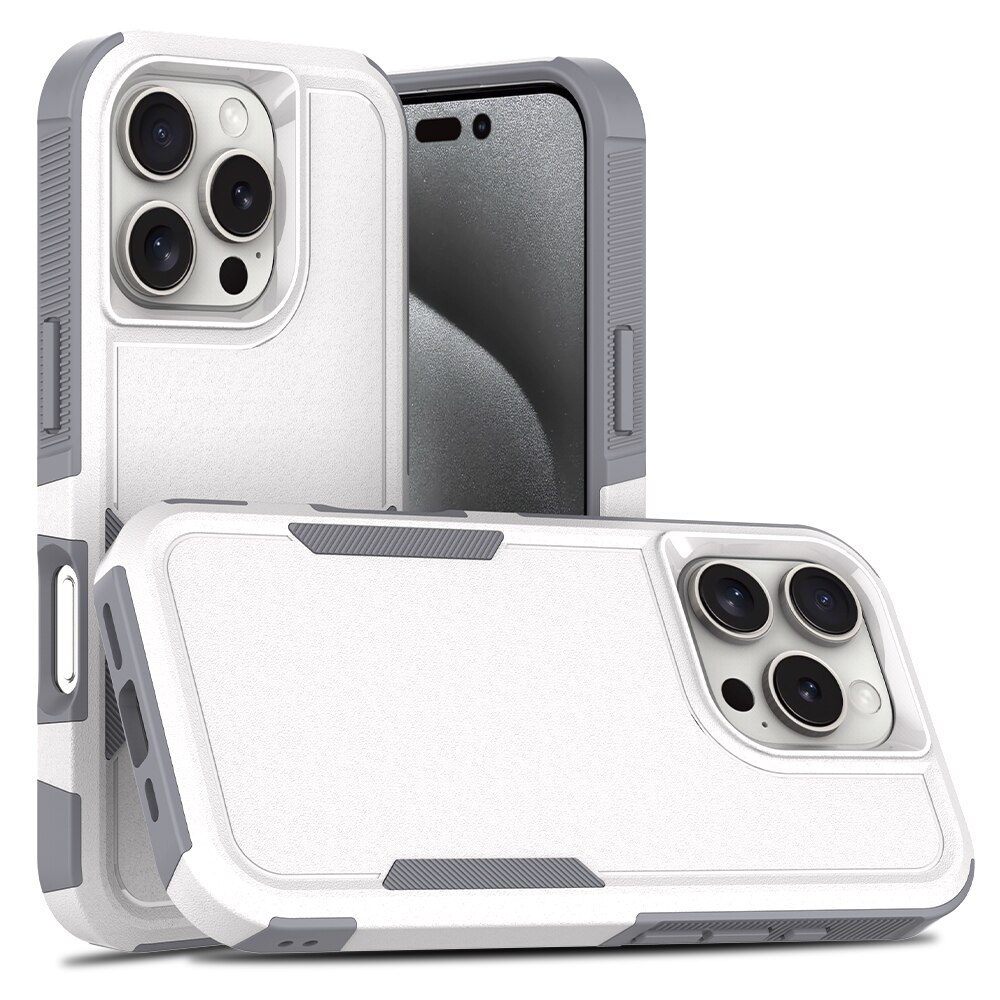 Cover ibride Off-road iPhone 16 Pro Max, bianco