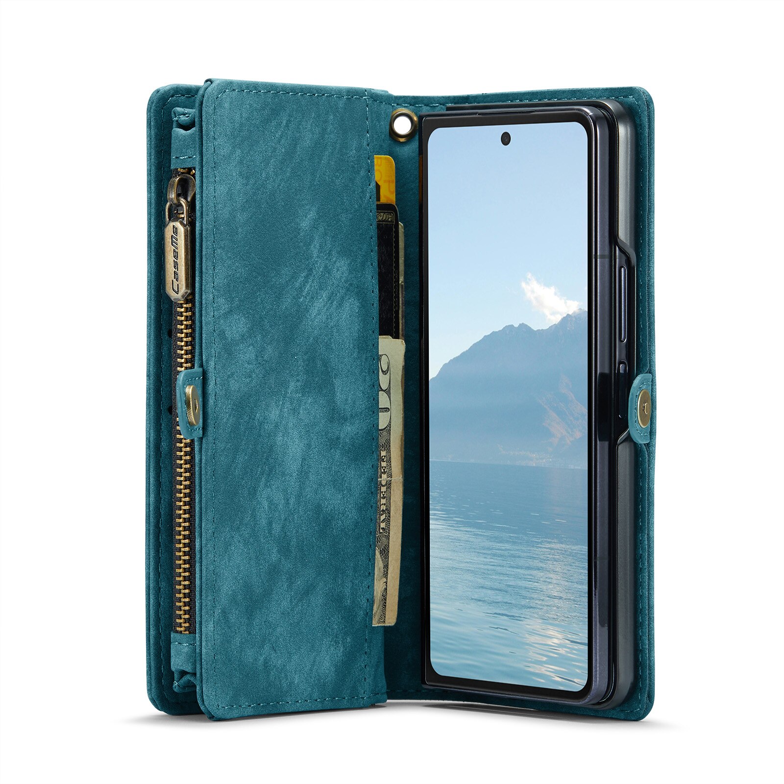 Cover portafoglio Multi-Slot Samsung Galaxy Z Fold 6 blu