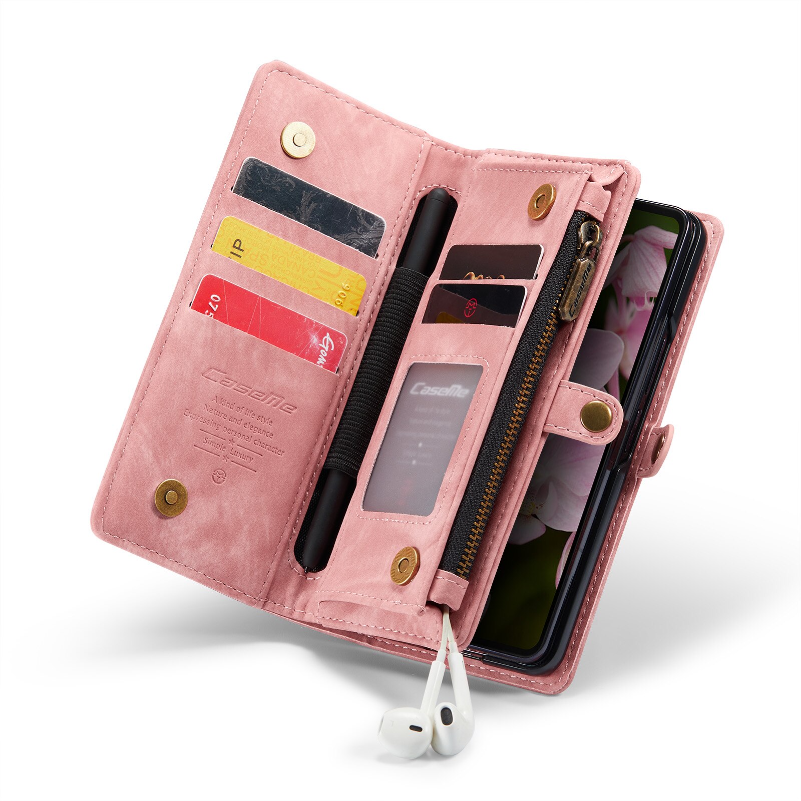 Cover portafoglio Multi-Slot Samsung Galaxy Z Fold 6 rosa