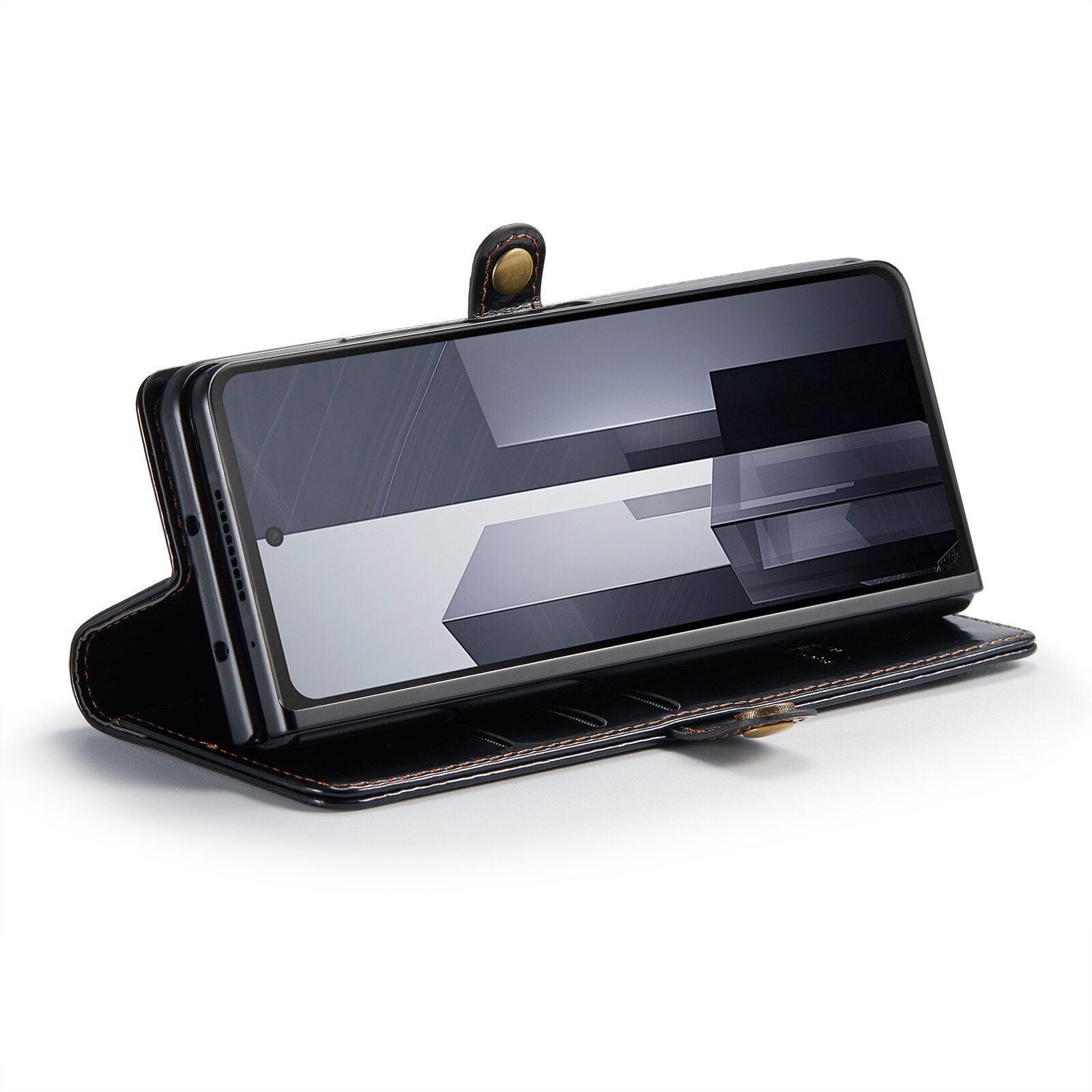 Custodia in pelle Samsung Galaxy Z Fold 6 nero