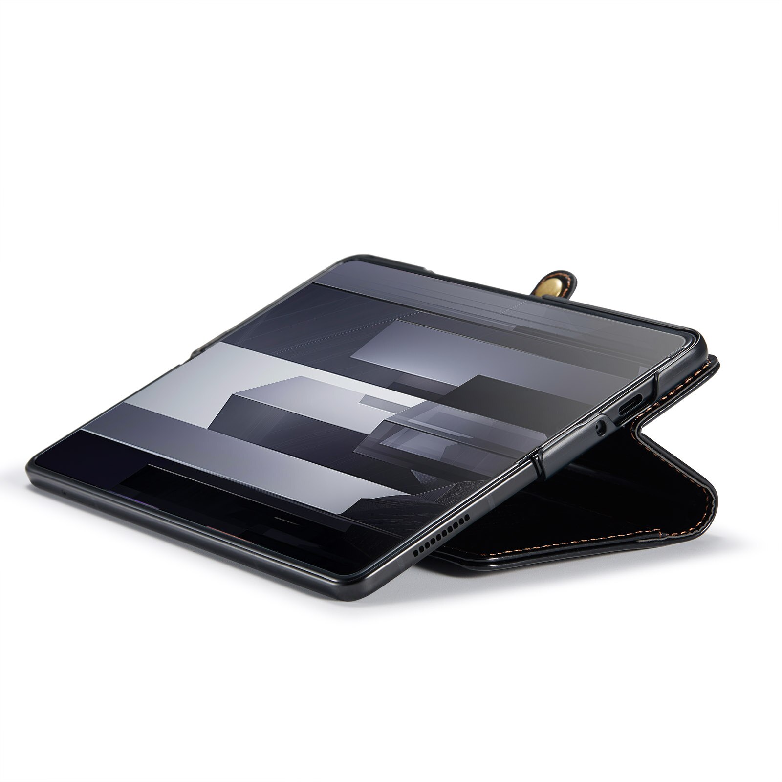 Custodia in pelle Samsung Galaxy Z Fold 6 nero