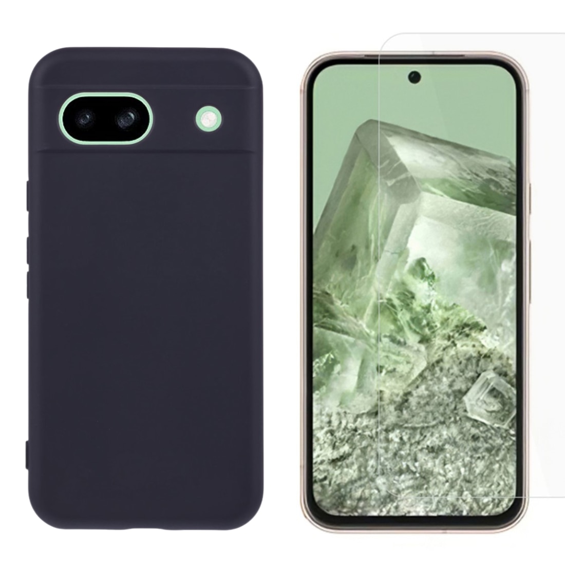 Google Pixel 8a : Cover TPU e proteggischermo