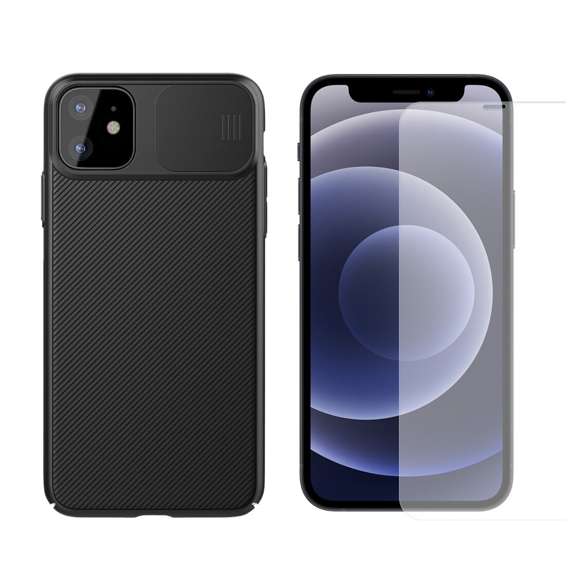 Kit per iPhone 11 : Cover CamShield e proteggischermo