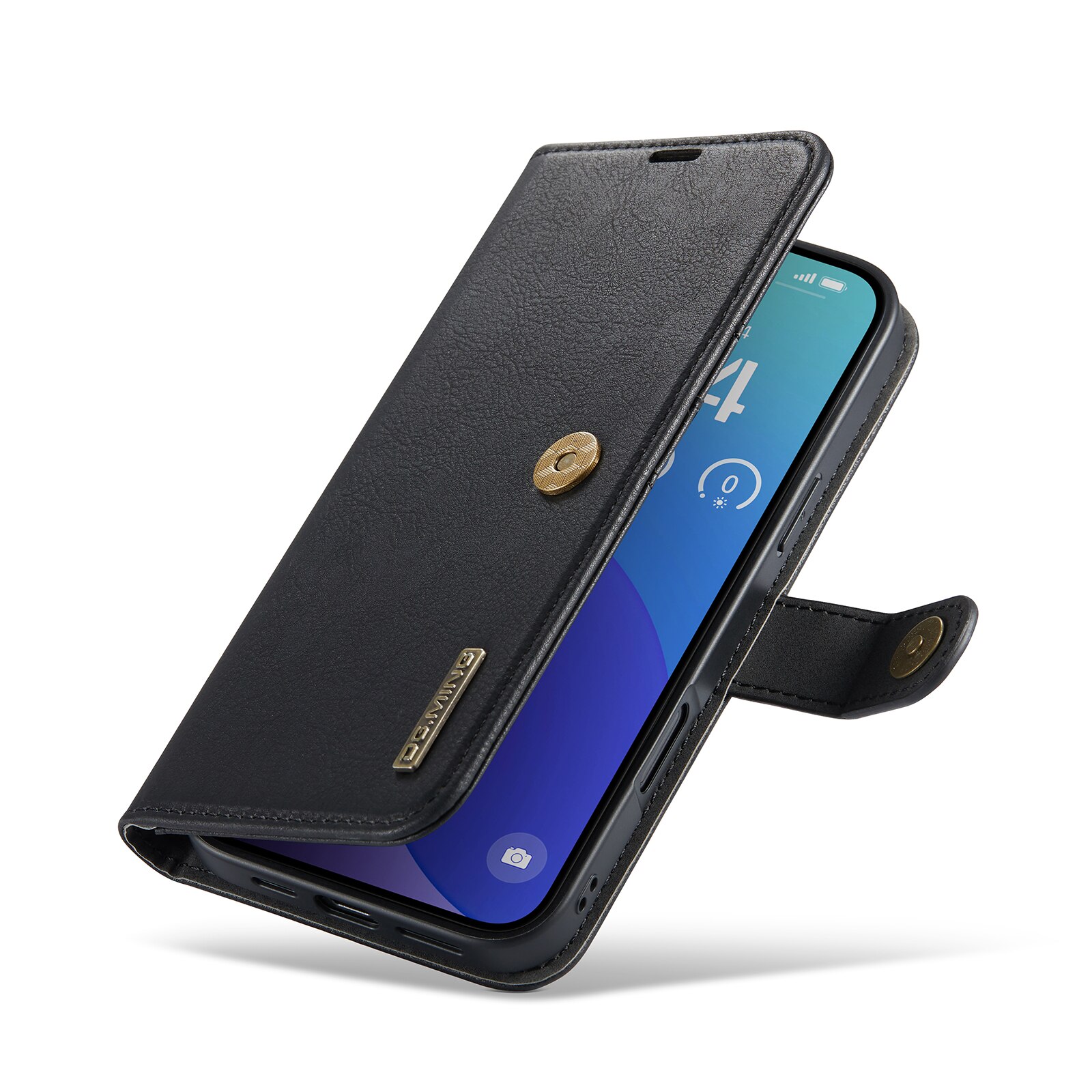 Cover portafoglio Magnet Wallet iPhone 16 Pro Black