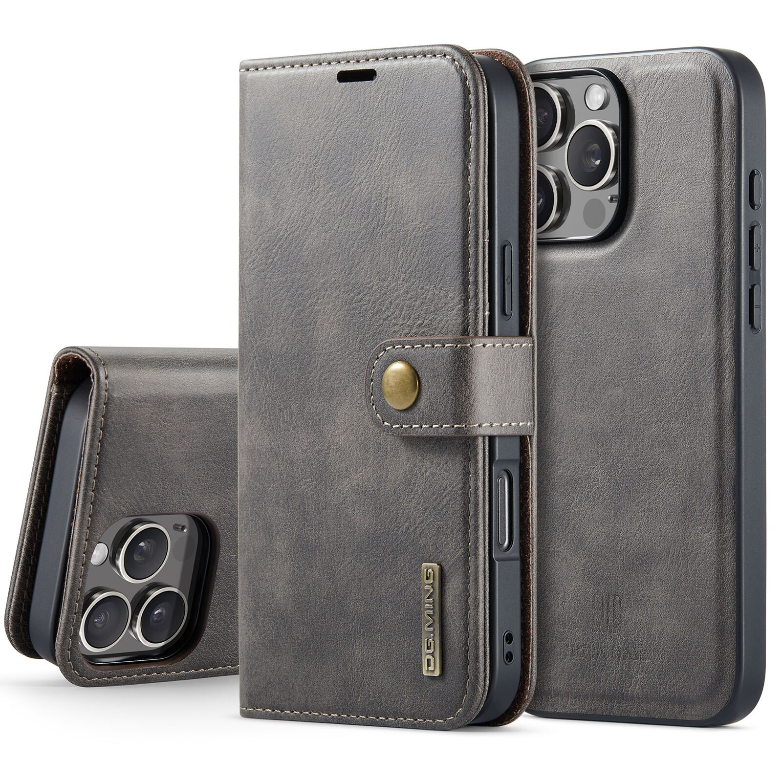 Cover portafoglio Magnet Wallet iPhone 16 Pro Max Brown