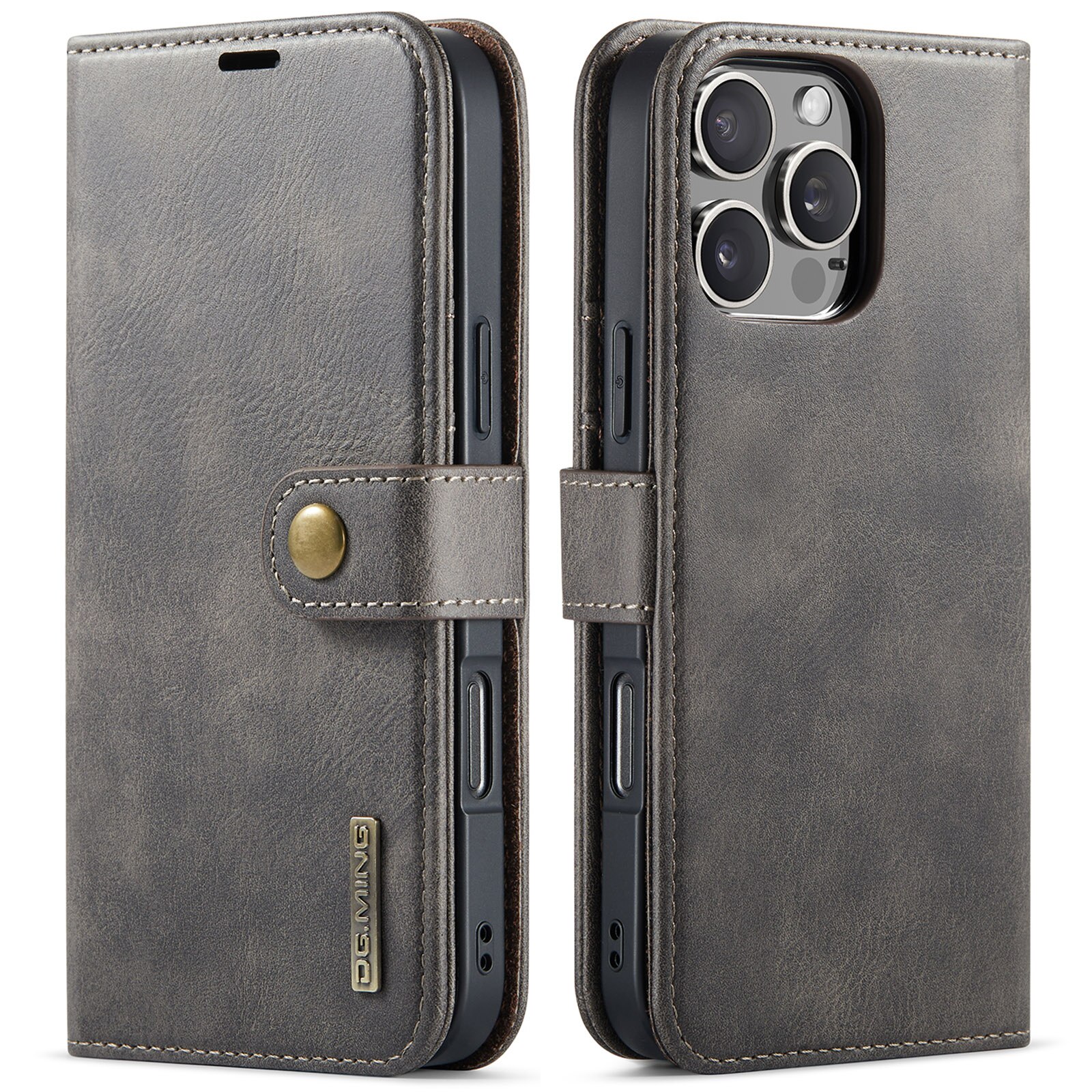 Cover portafoglio Magnet Wallet iPhone 16 Pro Max Brown