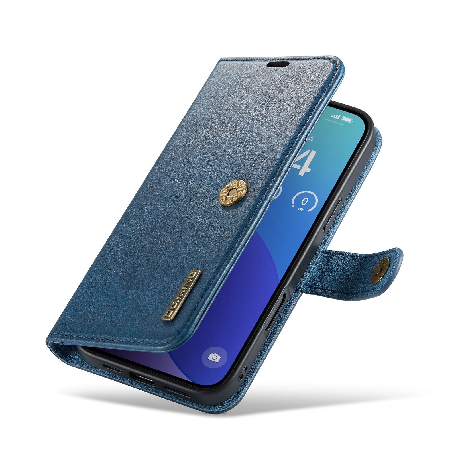 Cover portafoglio Magnet Wallet iPhone 16 Pro Blue