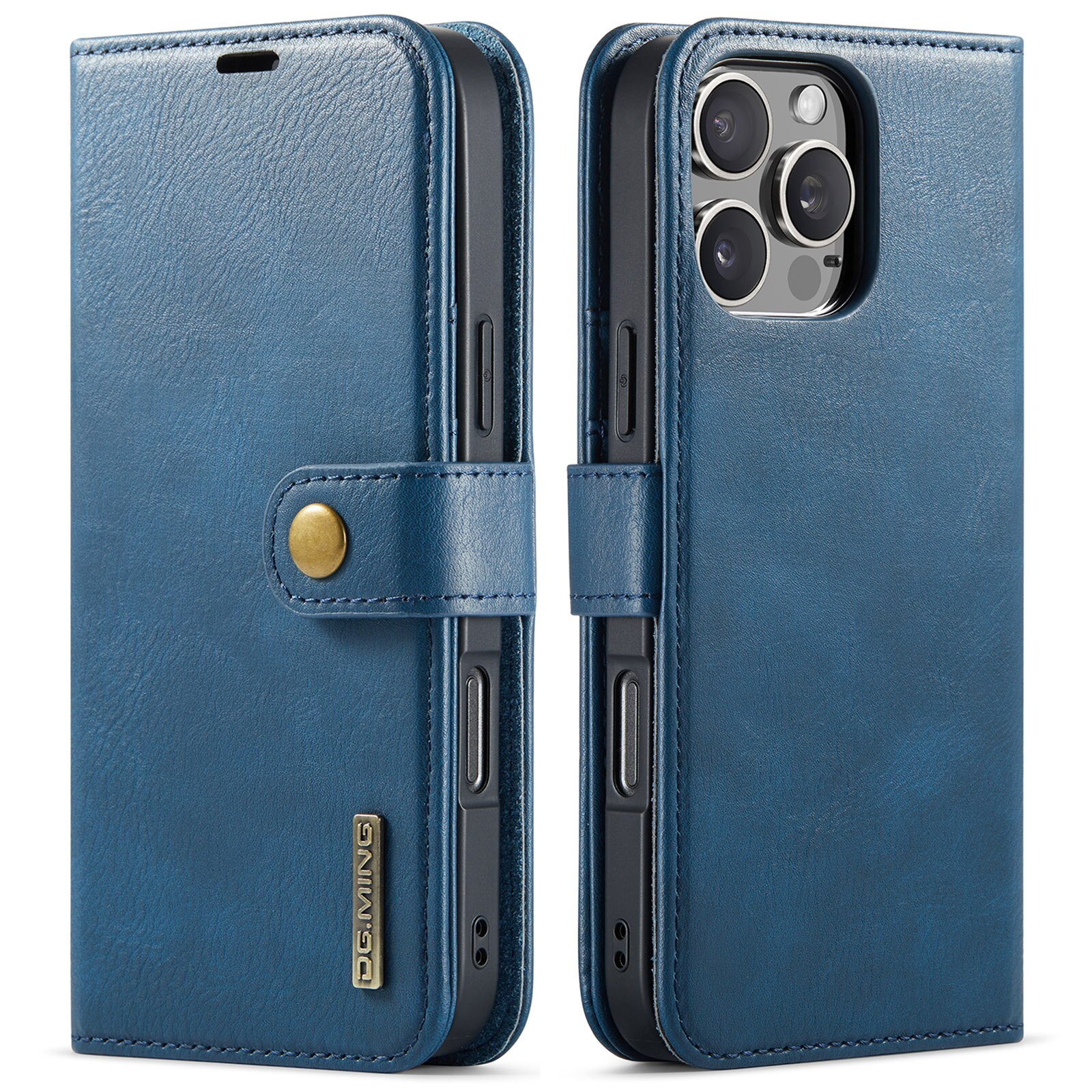 Cover portafoglio Magnet Wallet iPhone 16 Pro Blue