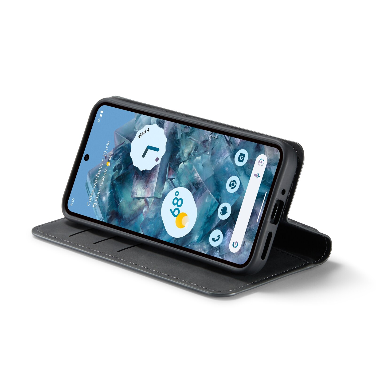 Cover portafoglio sottili Google Pixel 9 Pro nero