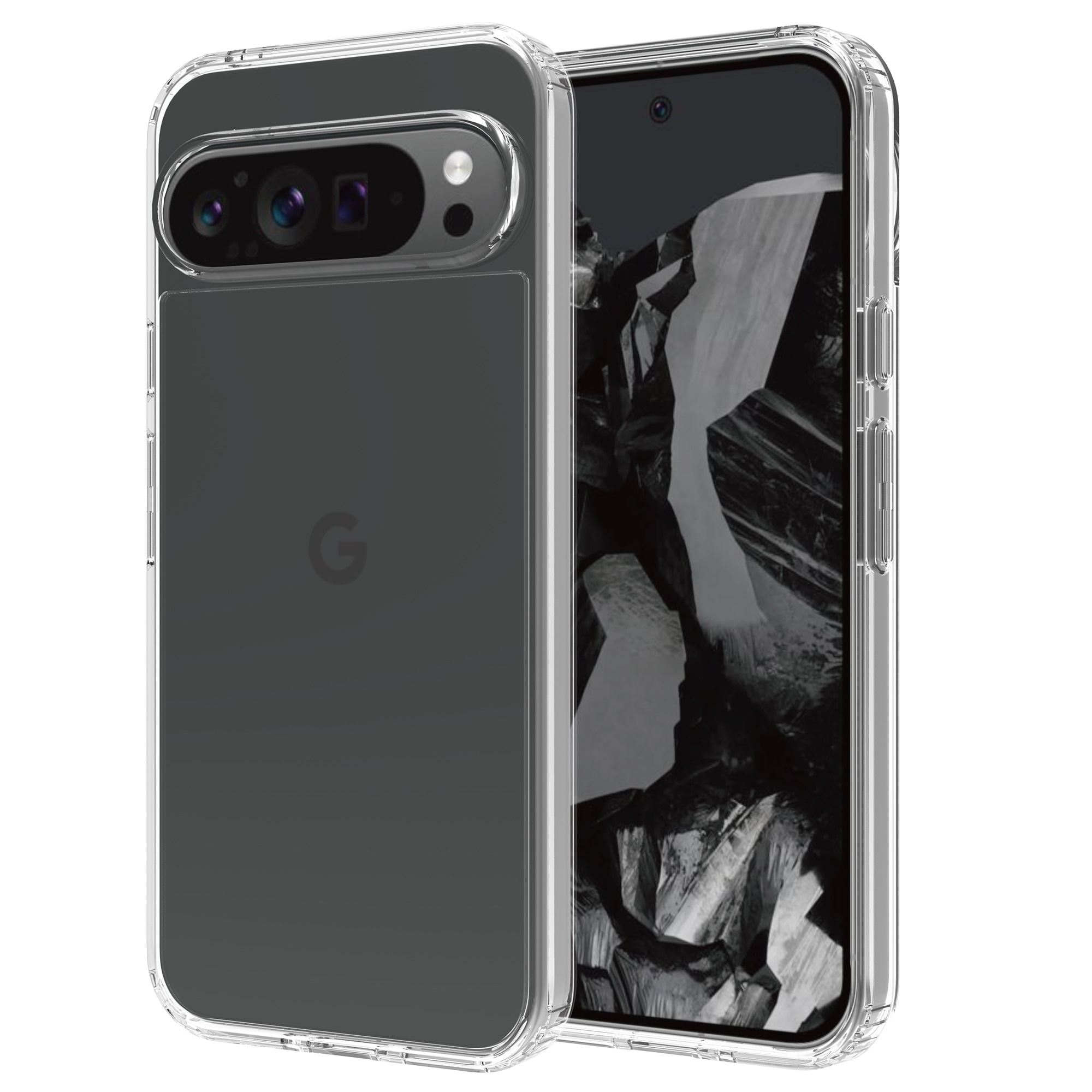 Cover Ibrido Crystal Hybrid Google Pixel 9 Pro XL trasparente