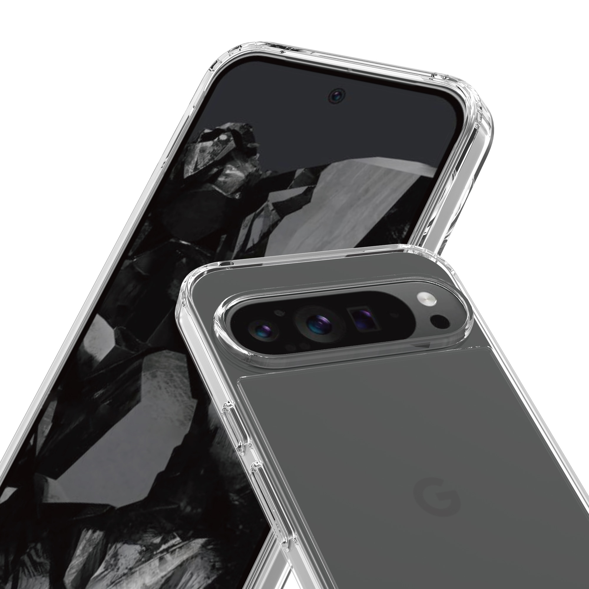 Cover Ibrido Crystal Hybrid Google Pixel 9 Pro XL trasparente