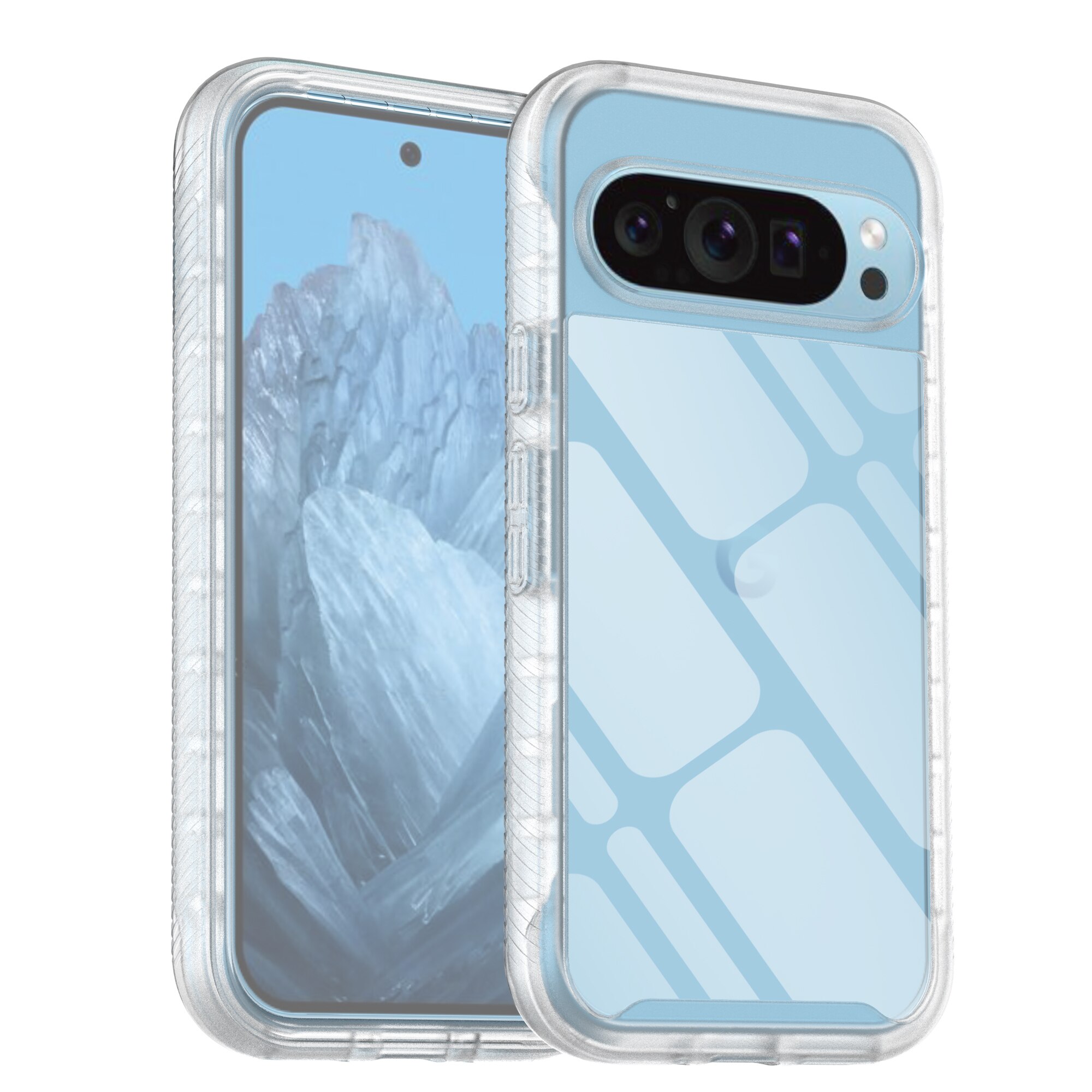 Cover Full Protection Google Pixel 9 trasparente