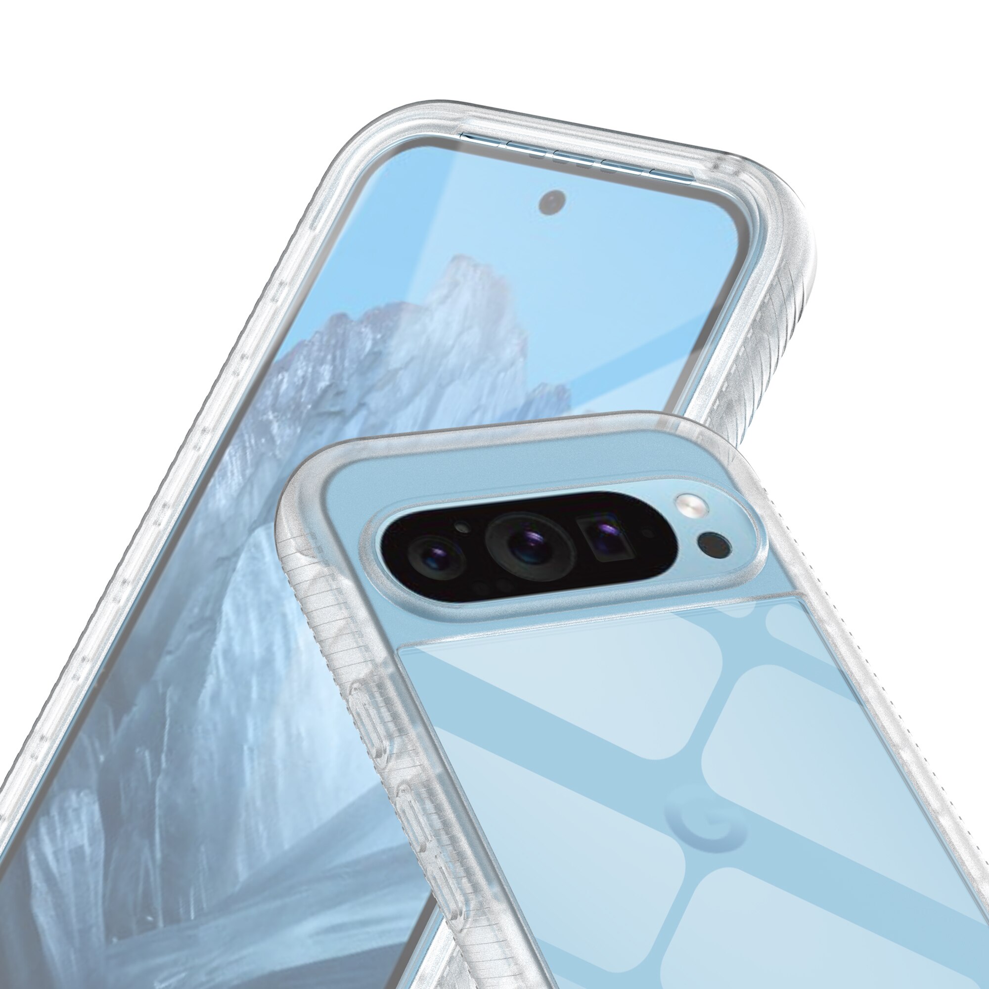 Cover Full Protection Google Pixel 9 trasparente