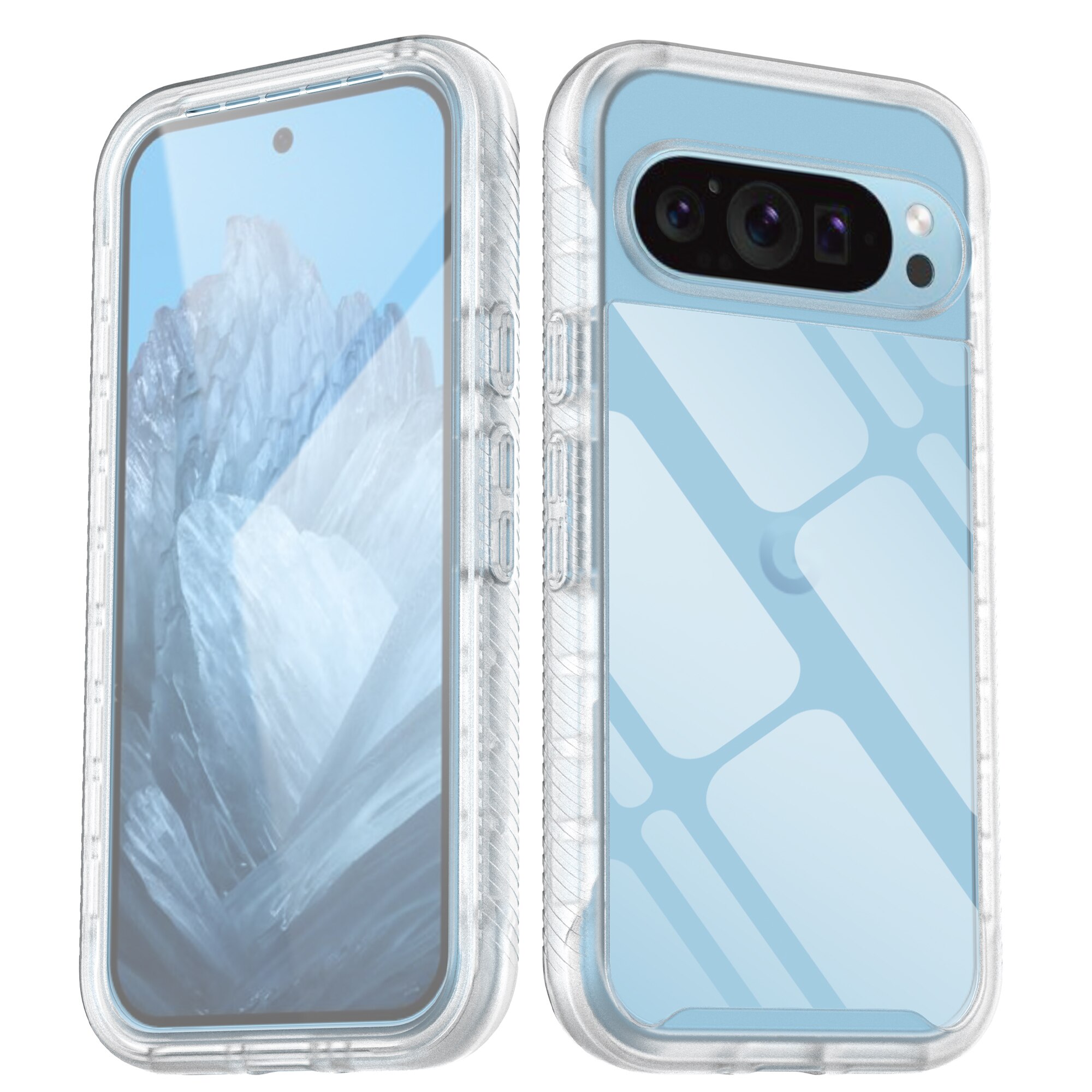 Cover Full Protection Google Pixel 9 Pro trasparente