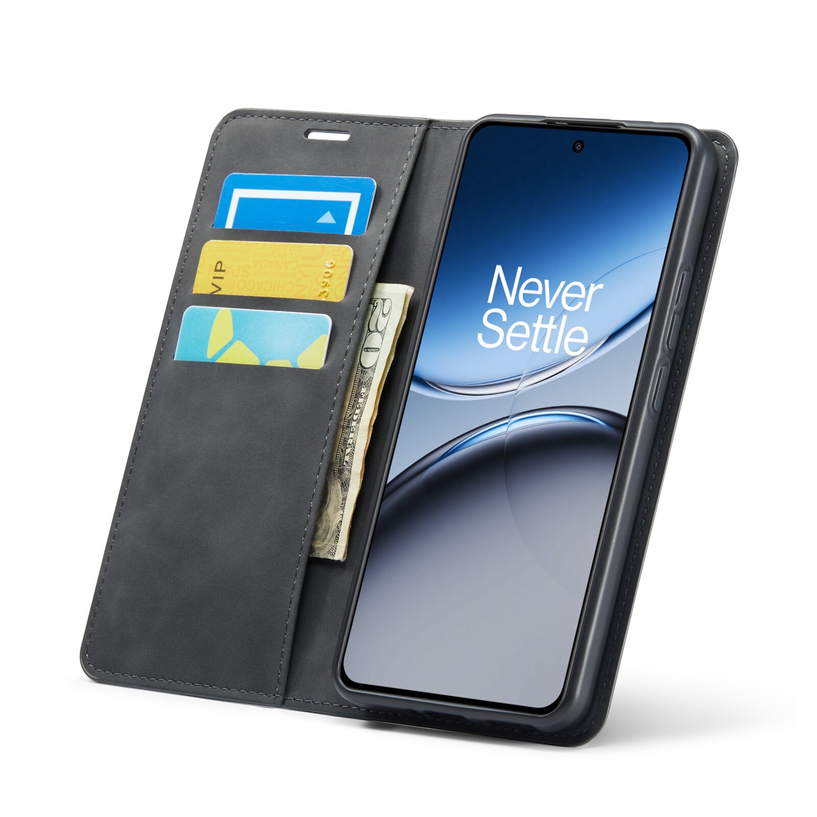 Cover portafoglio sottili OnePlus Nord 4 nero