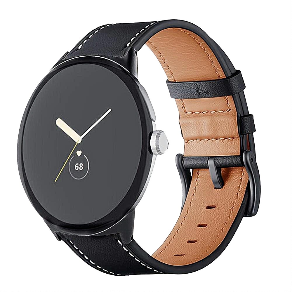 Cinturino in pelle Google Pixel Watch nero