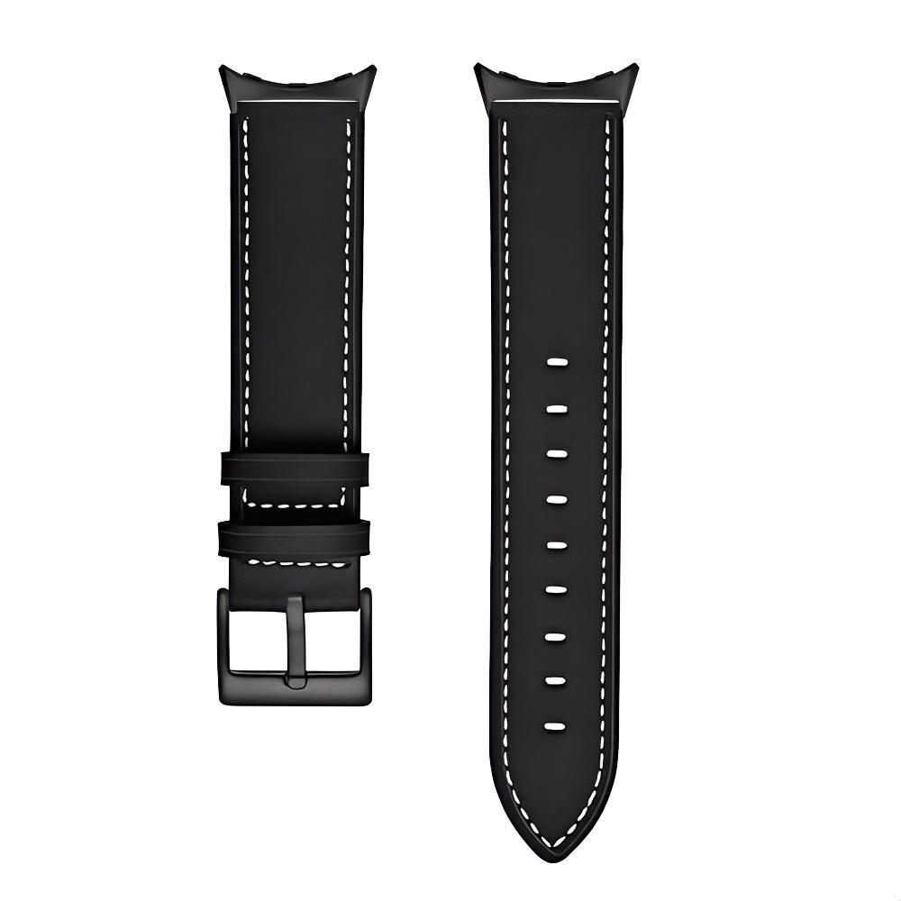 Cinturino in pelle Google Pixel Watch 3 XL 45mm nero