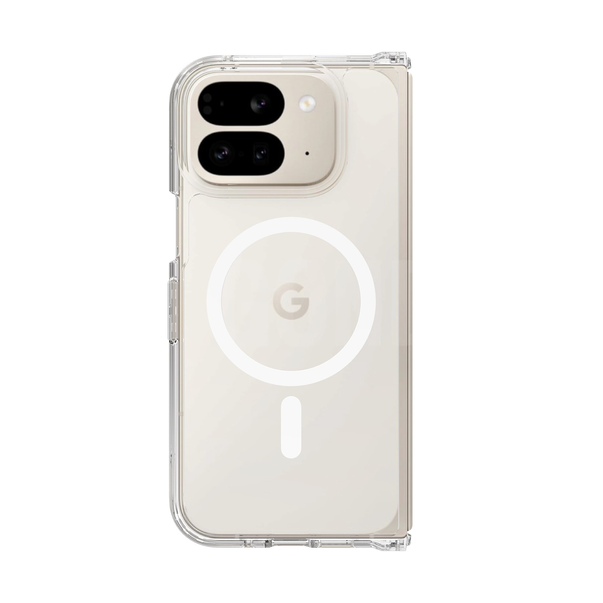 Cover ibride con MagSafe Google Pixel 9 Pro Fold  trasparente