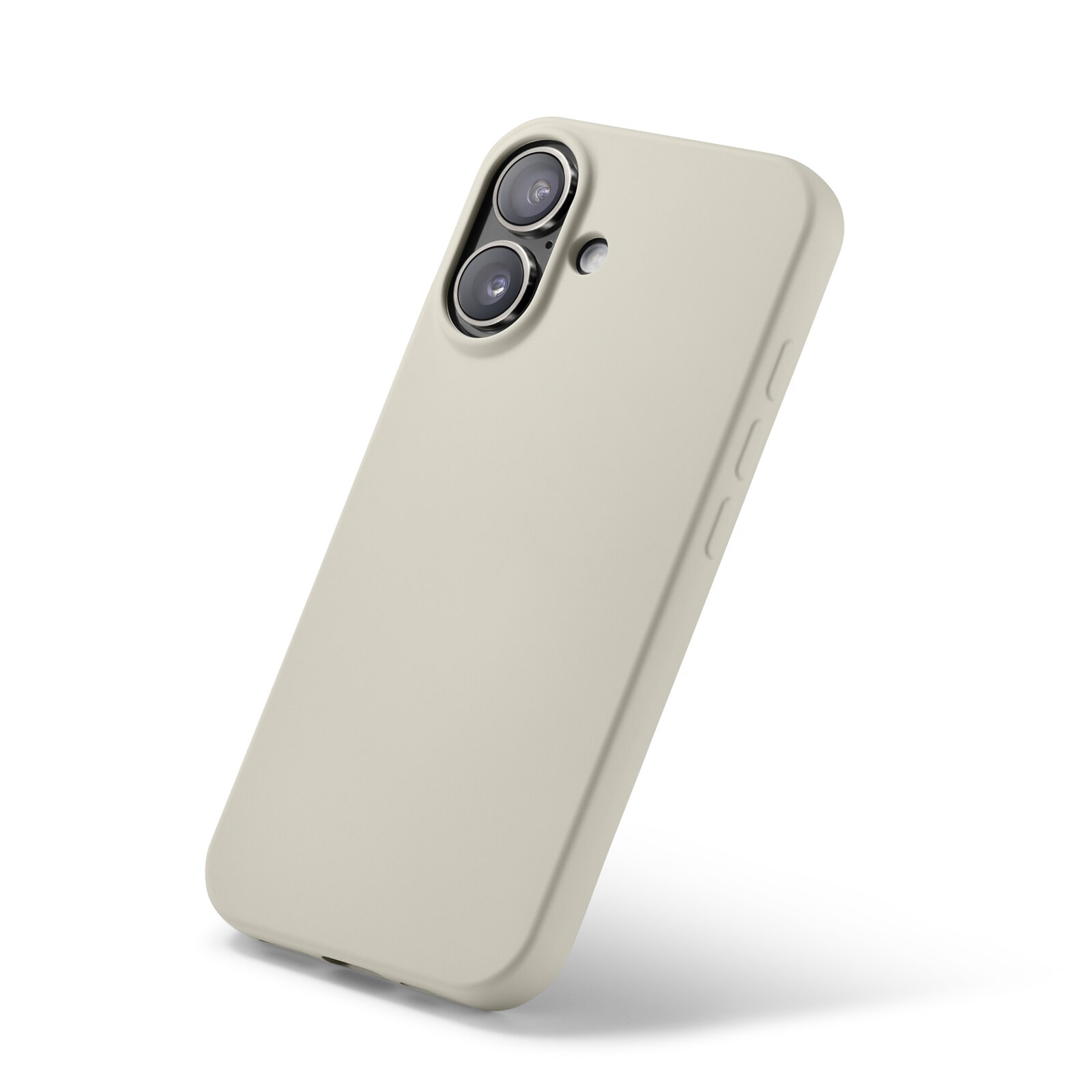 Cover TPU resistente agli urti iPhone 16 Beige