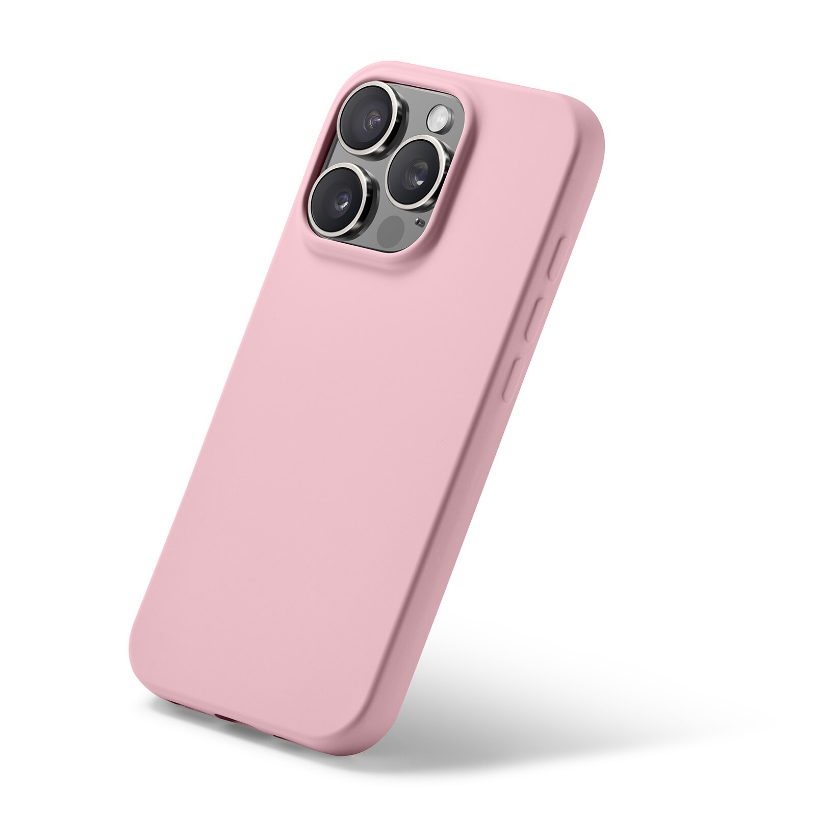 Cover TPU resistente agli urti iPhone 16 Pro Rosa