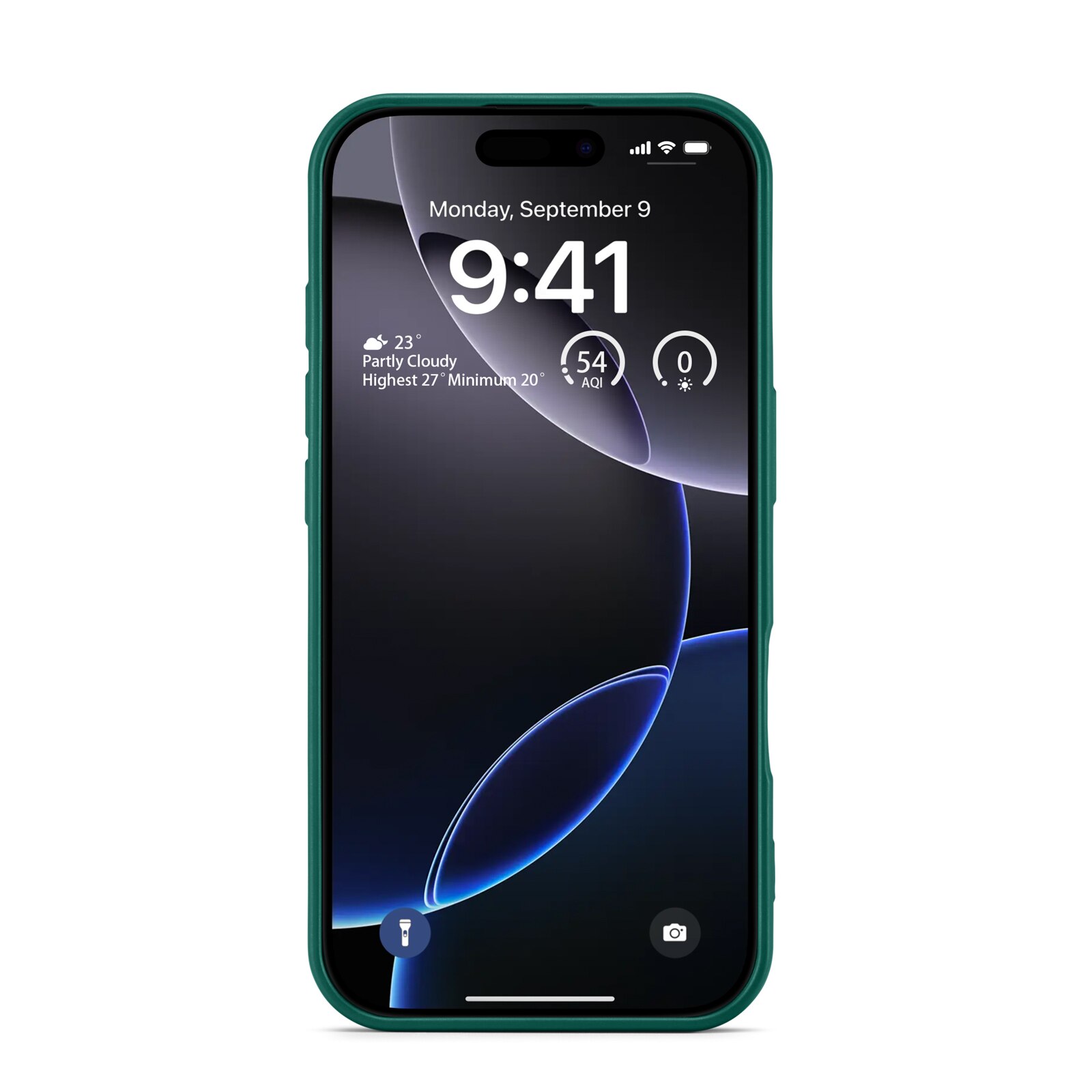 Cover TPU iPhone 16 Pro Max verde scuro