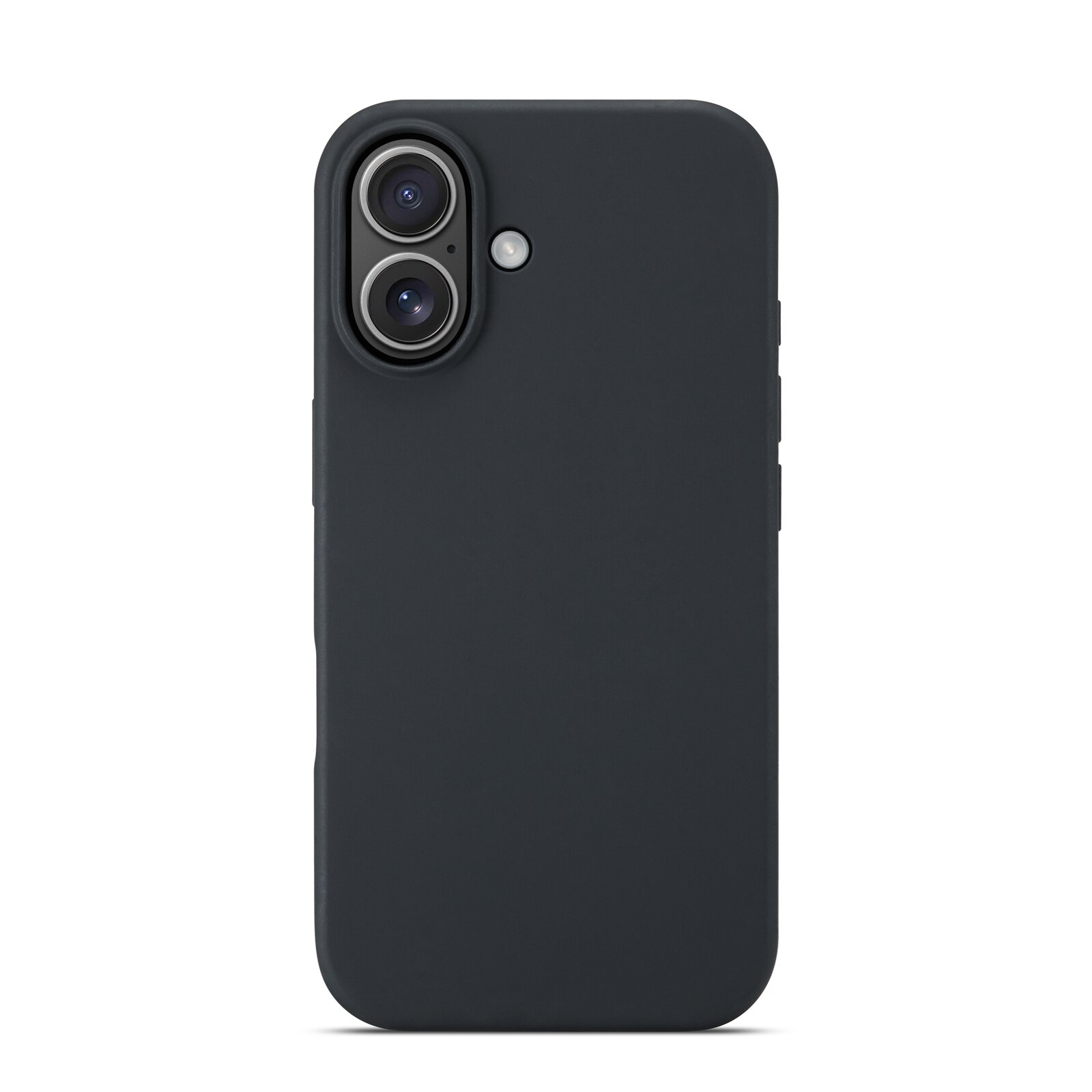 Cover in silicone iPhone 16 nero