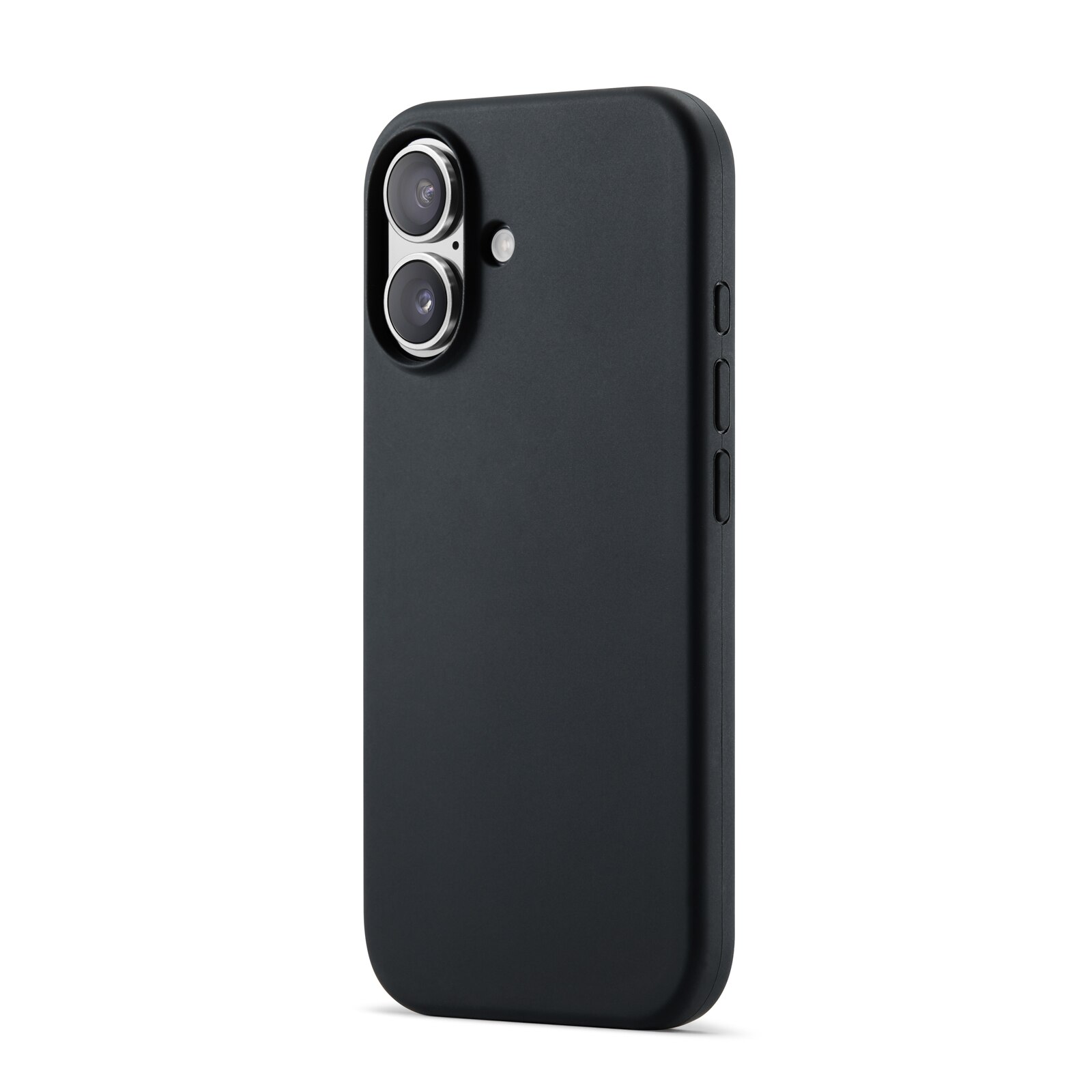 Cover in silicone iPhone 16 nero