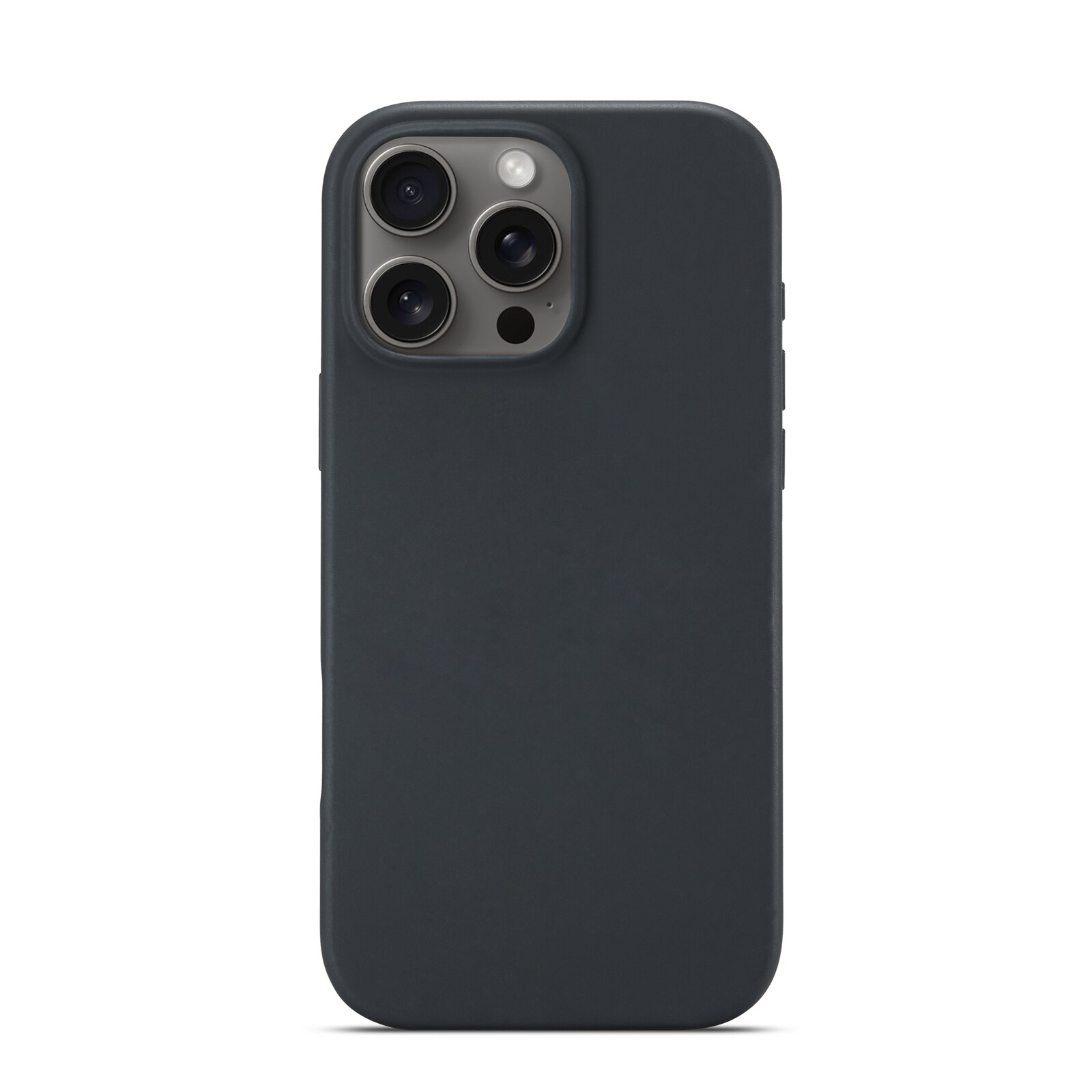 Cover in silicone iPhone 16 Pro Max nero