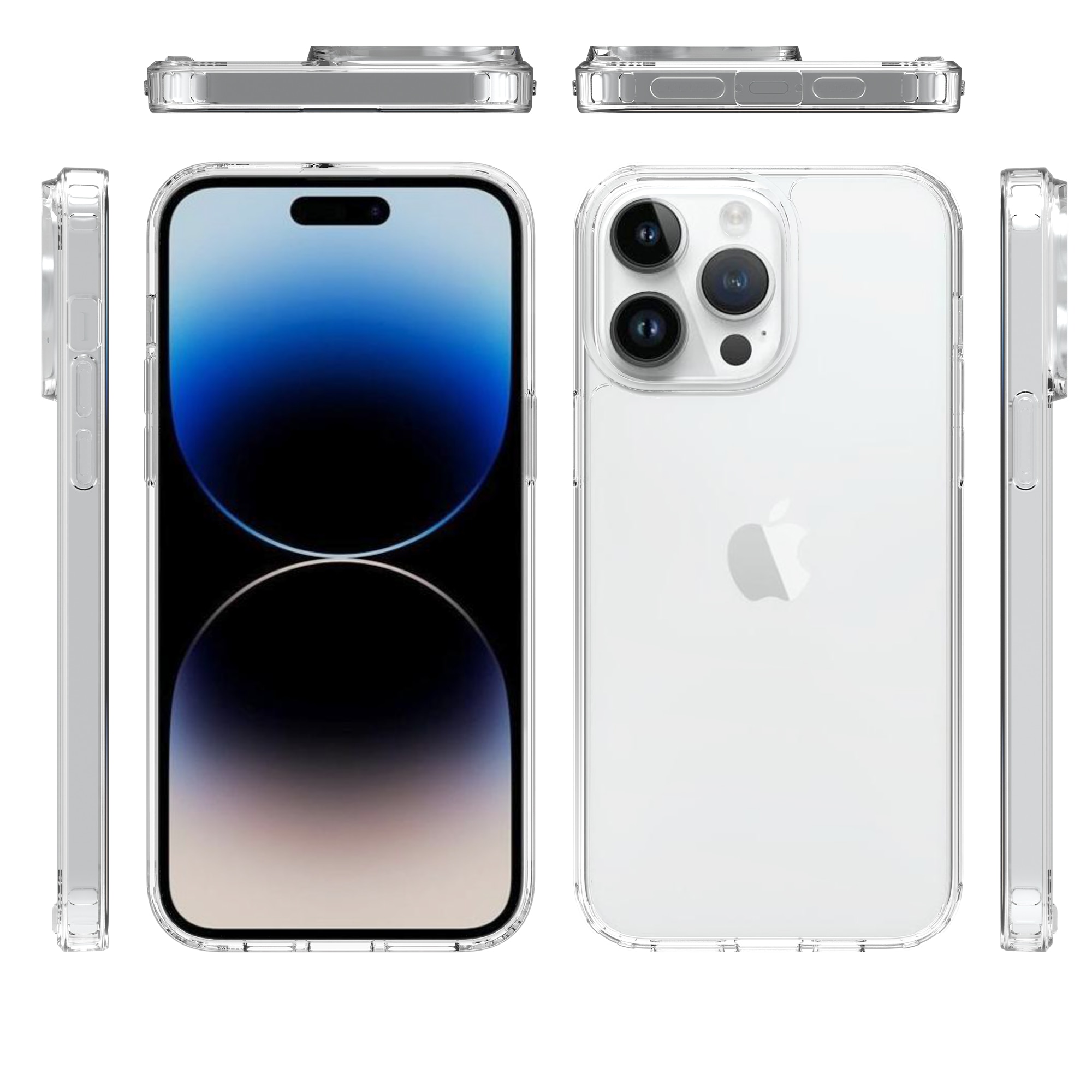 Cover ibride per iPhone 14 Pro Maxtrasparente