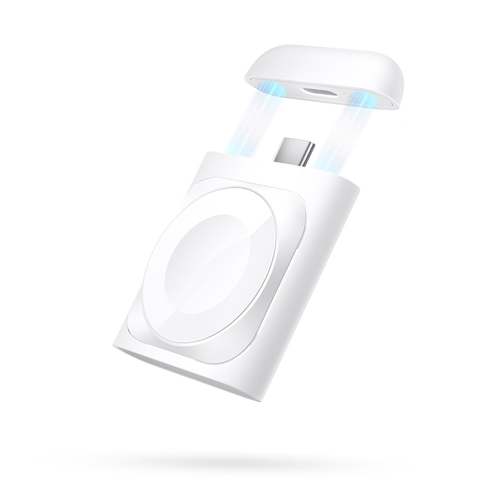 Caricatore portatile per Apple Watch, bianco