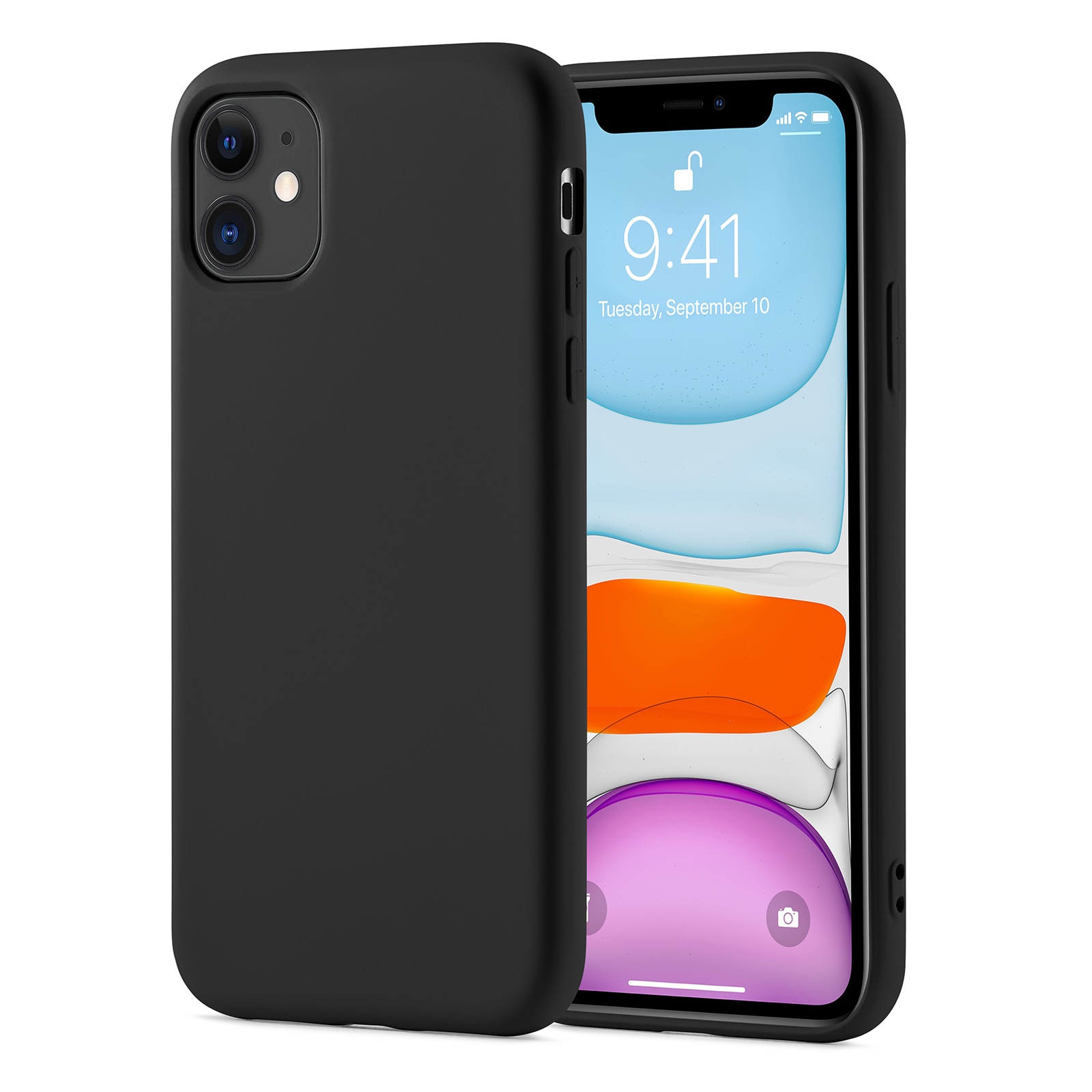 Cover TPU iPhone 11 nero