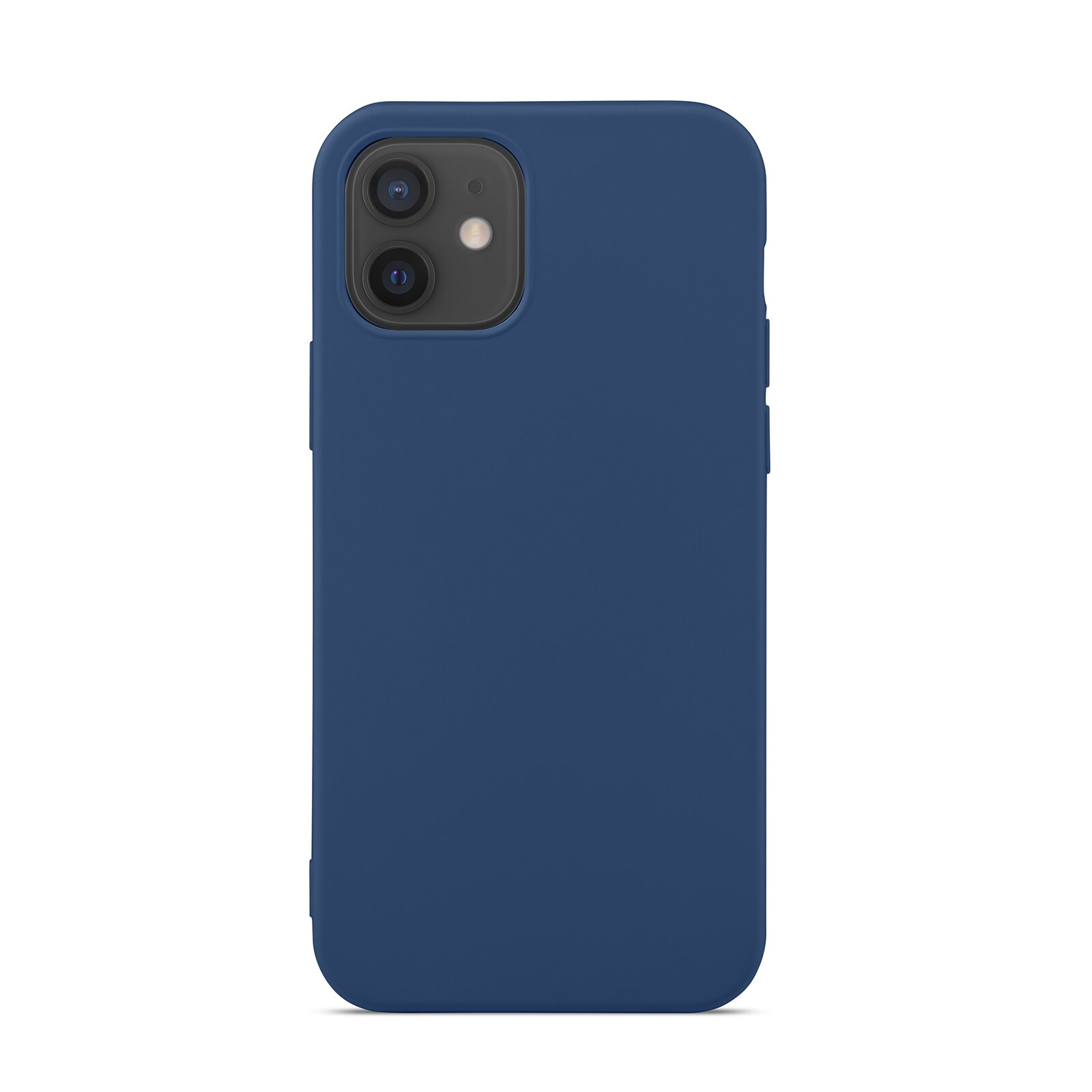 Cover TPU iPhone 12/iPhone 12 Pro blu scuro