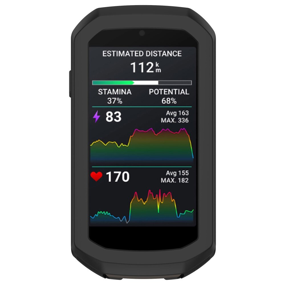 Cover in silicone Garmin Edge 1050 nero