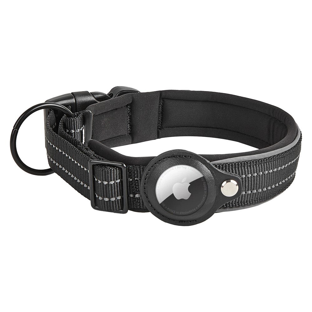 Apple AirTag Collare per Cani con Riflettore M, nero