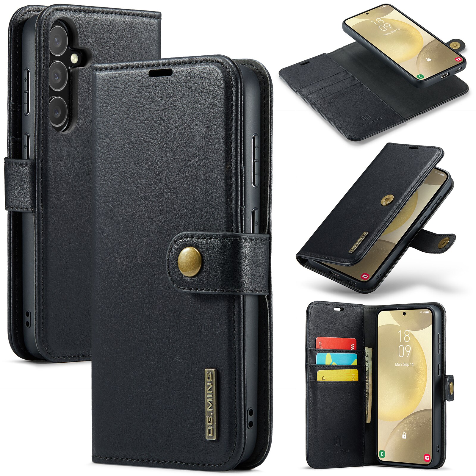 Cover portafoglio Magnet Wallet Samsung Galaxy S25 Plus Black