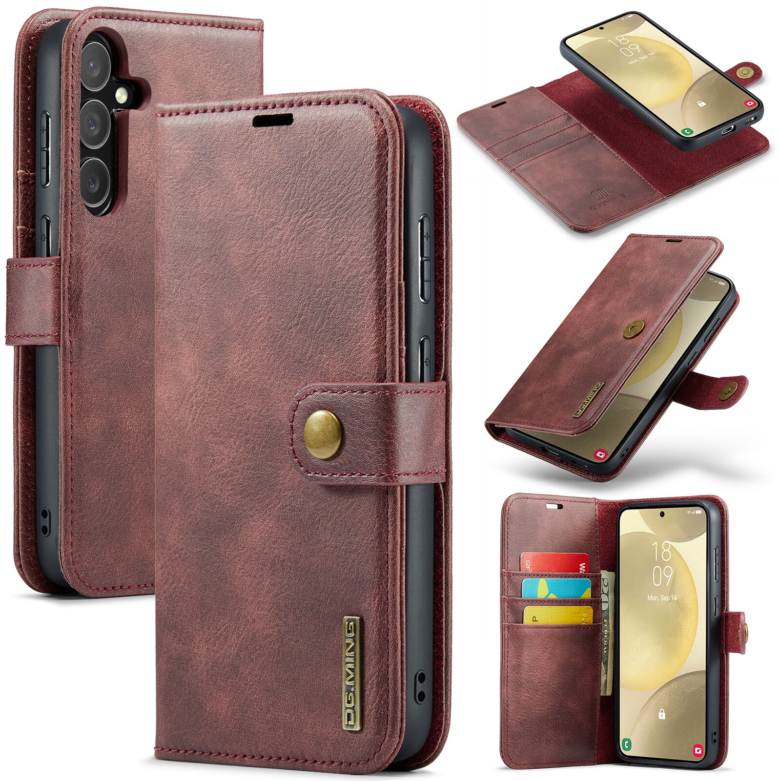 Cover portafoglio Magnet Wallet Samsung Galaxy A56 Cognac