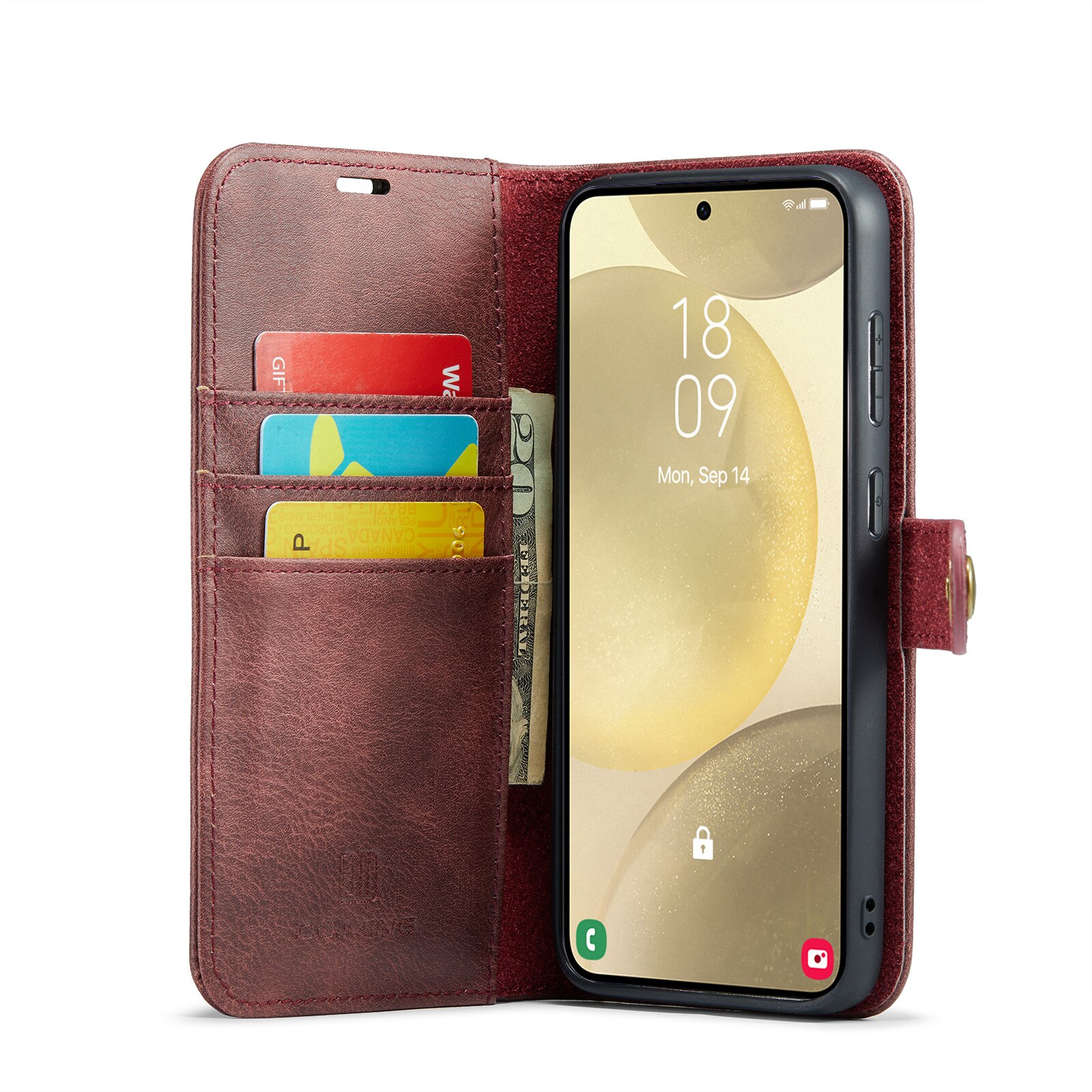 Cover portafoglio Magnet Wallet Samsung Galaxy A56 Cognac