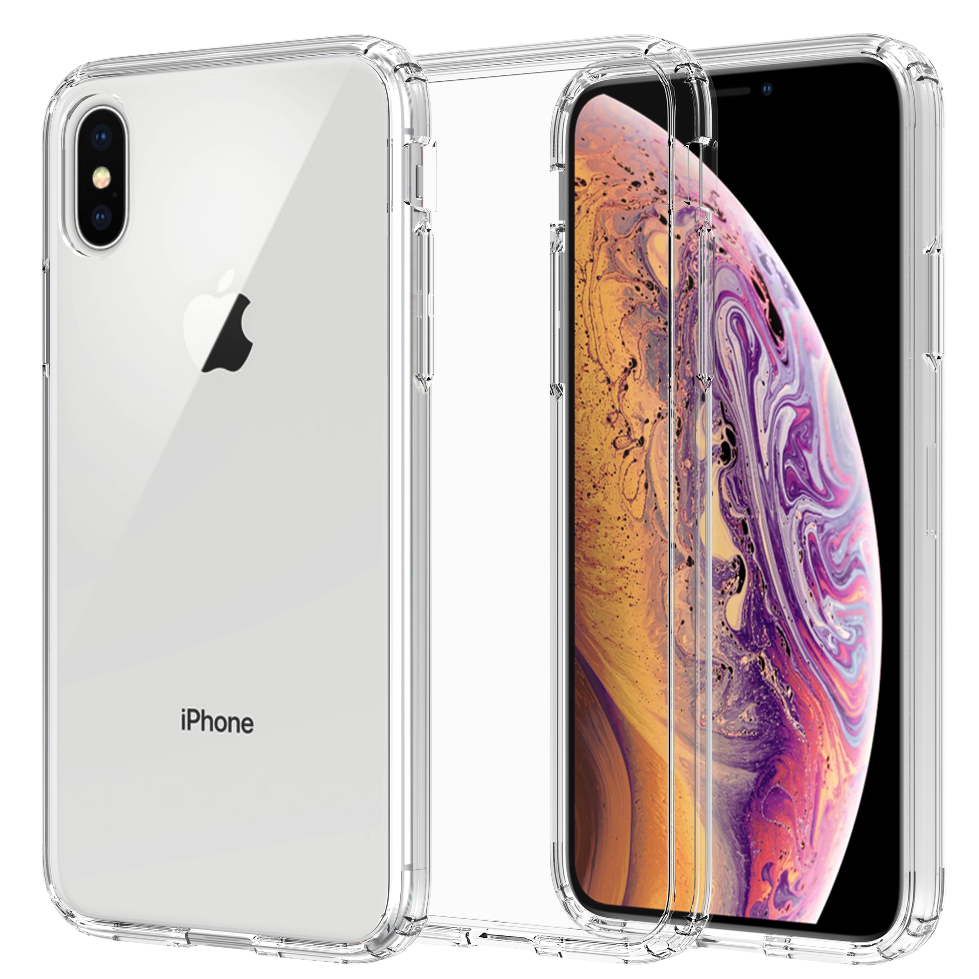 Cover ibride per iPhone X/XS trasparente