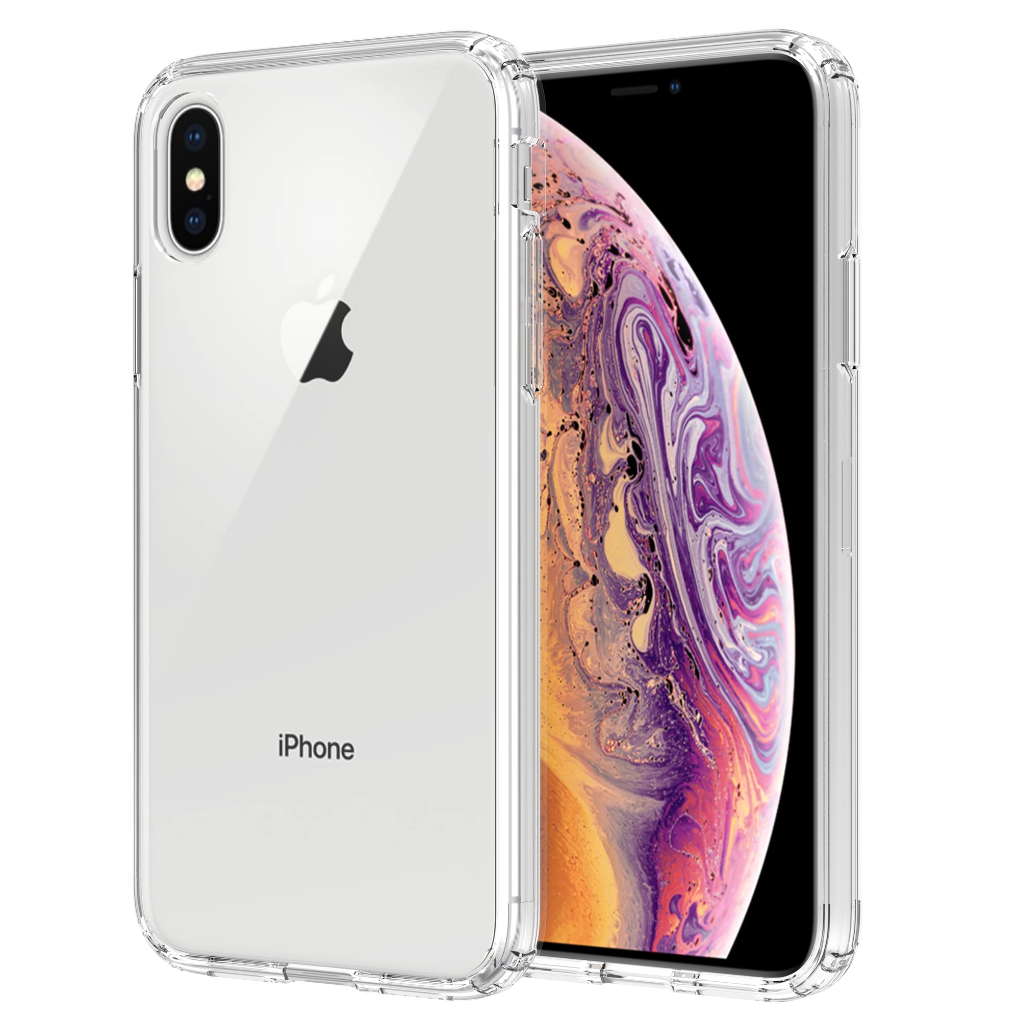 Cover ibride per iPhone X/XS trasparente