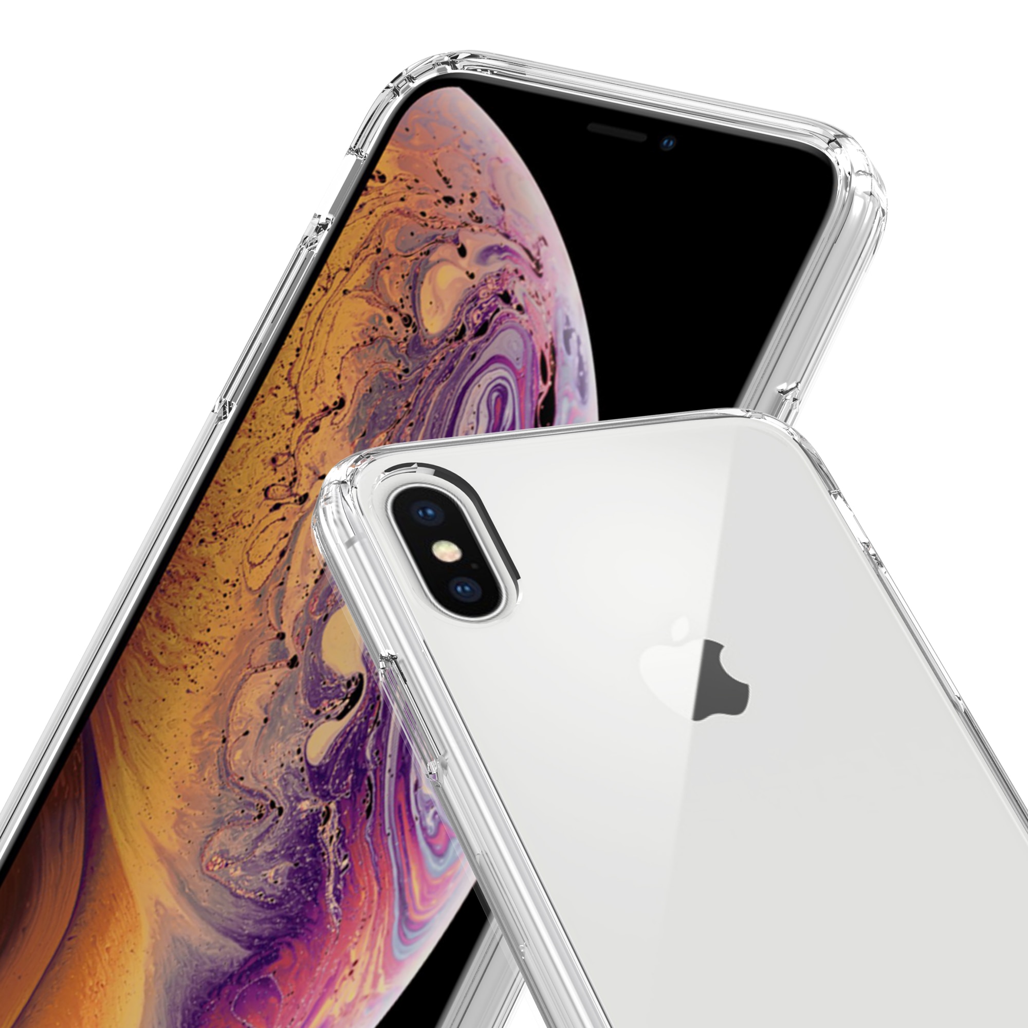 Cover ibride per iPhone X/XS trasparente