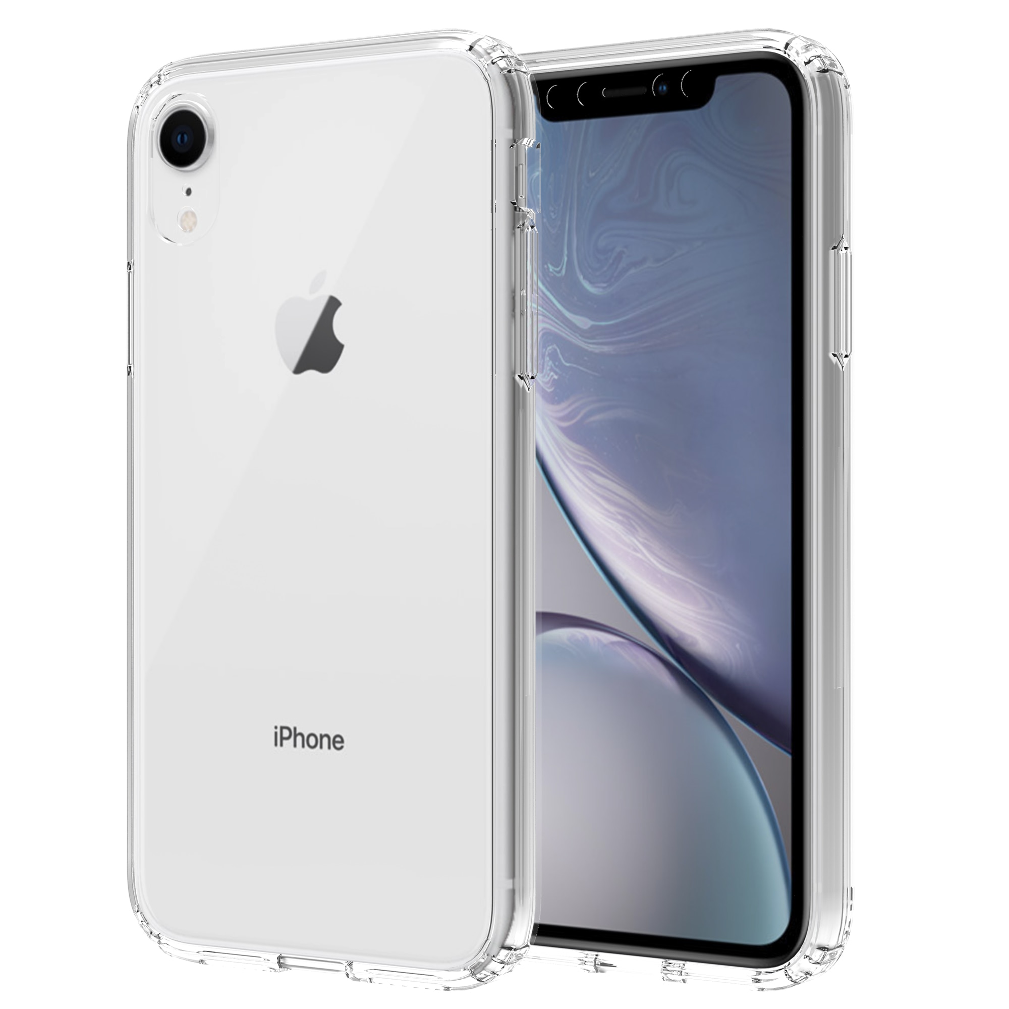 Cover ibride per iPhone Xr trasparente