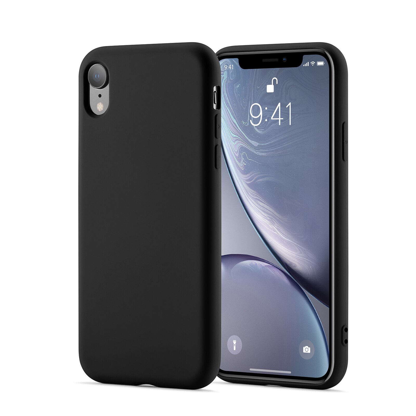 Cover TPU iPhone Xr nero