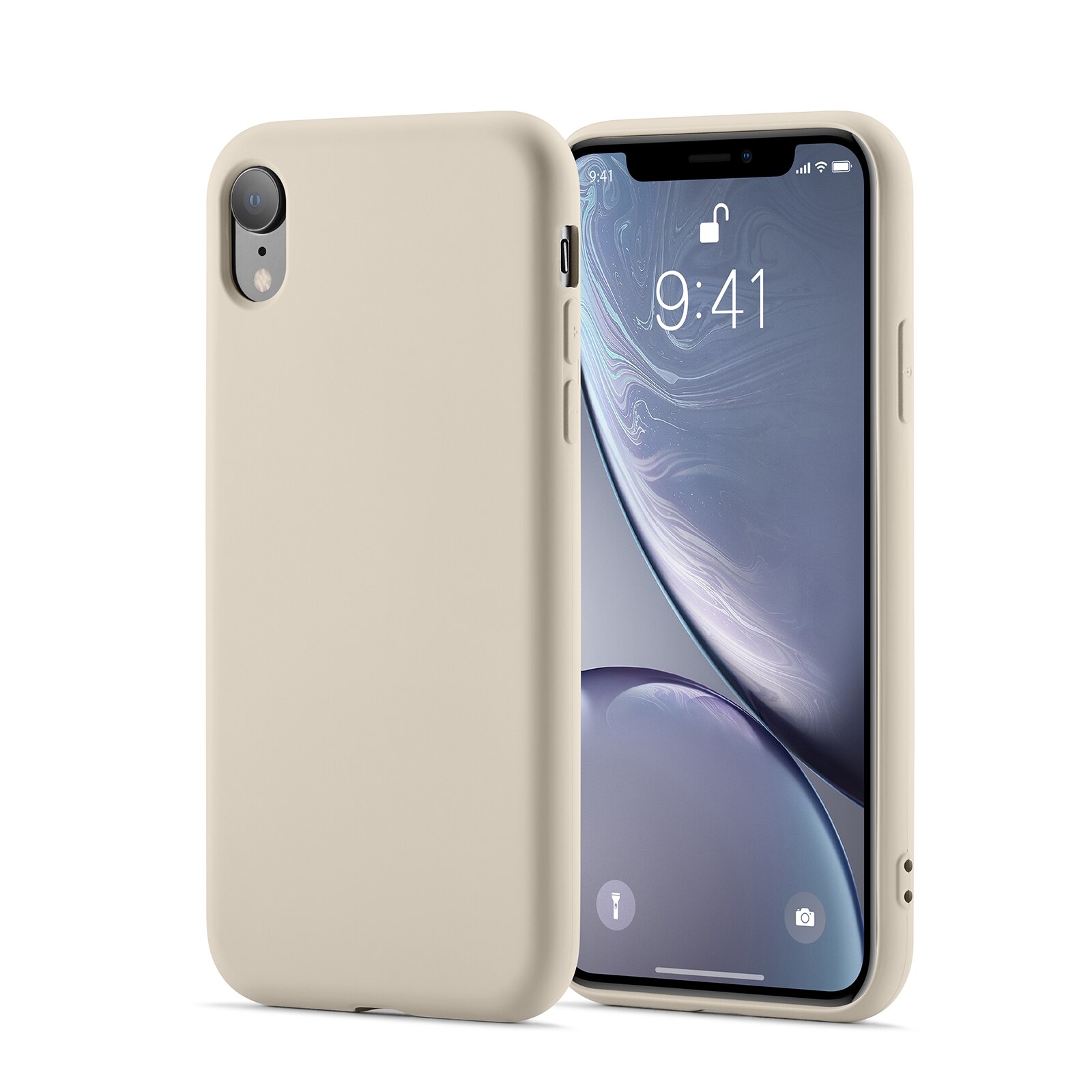 Cover TPU iPhone Xr beige