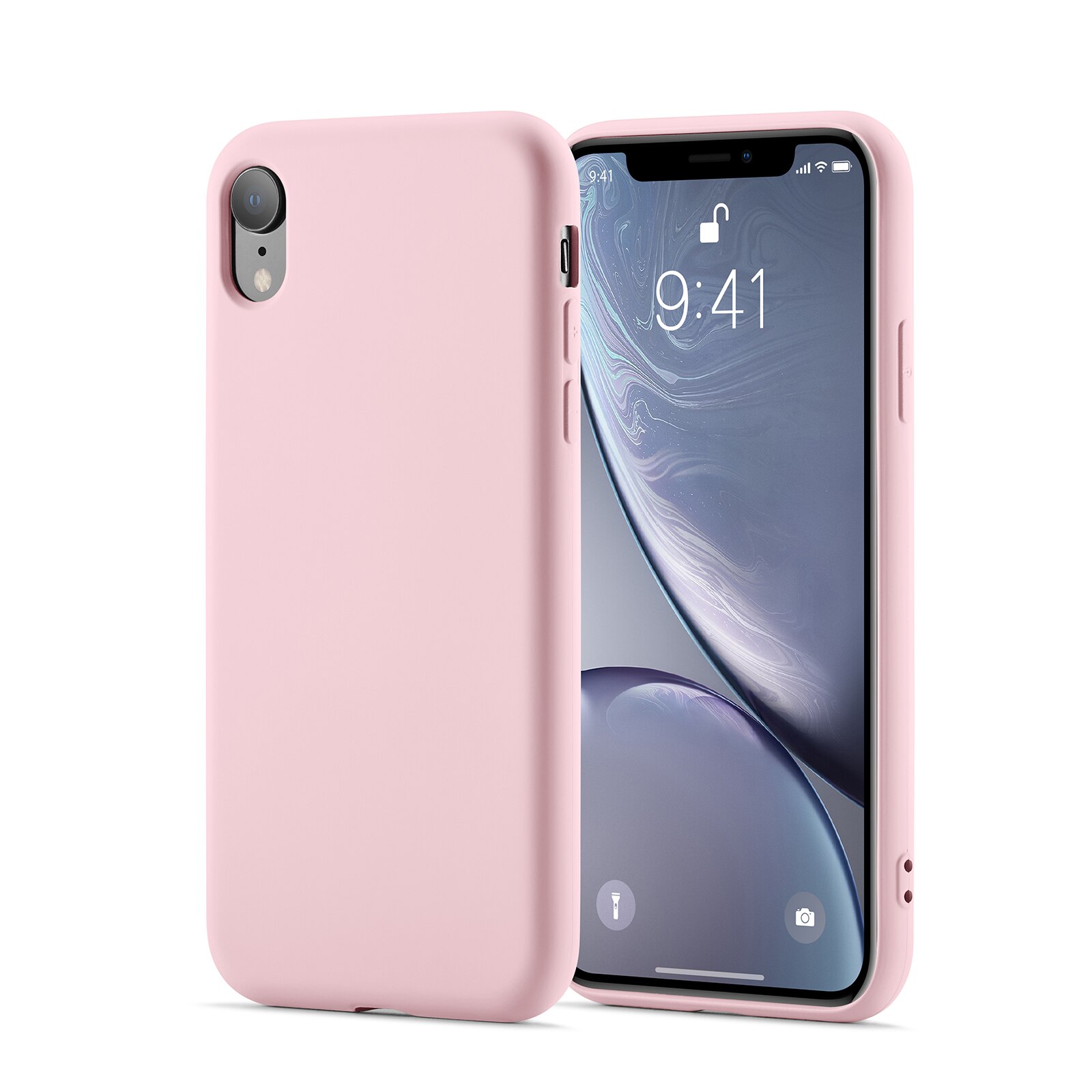 Cover TPU iPhone Xr rosa