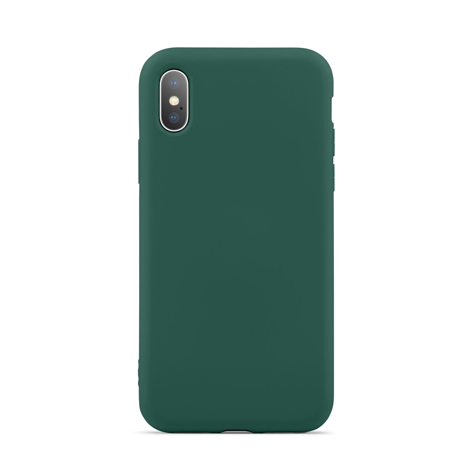 Cover TPU iPhone X/XS verde scuro