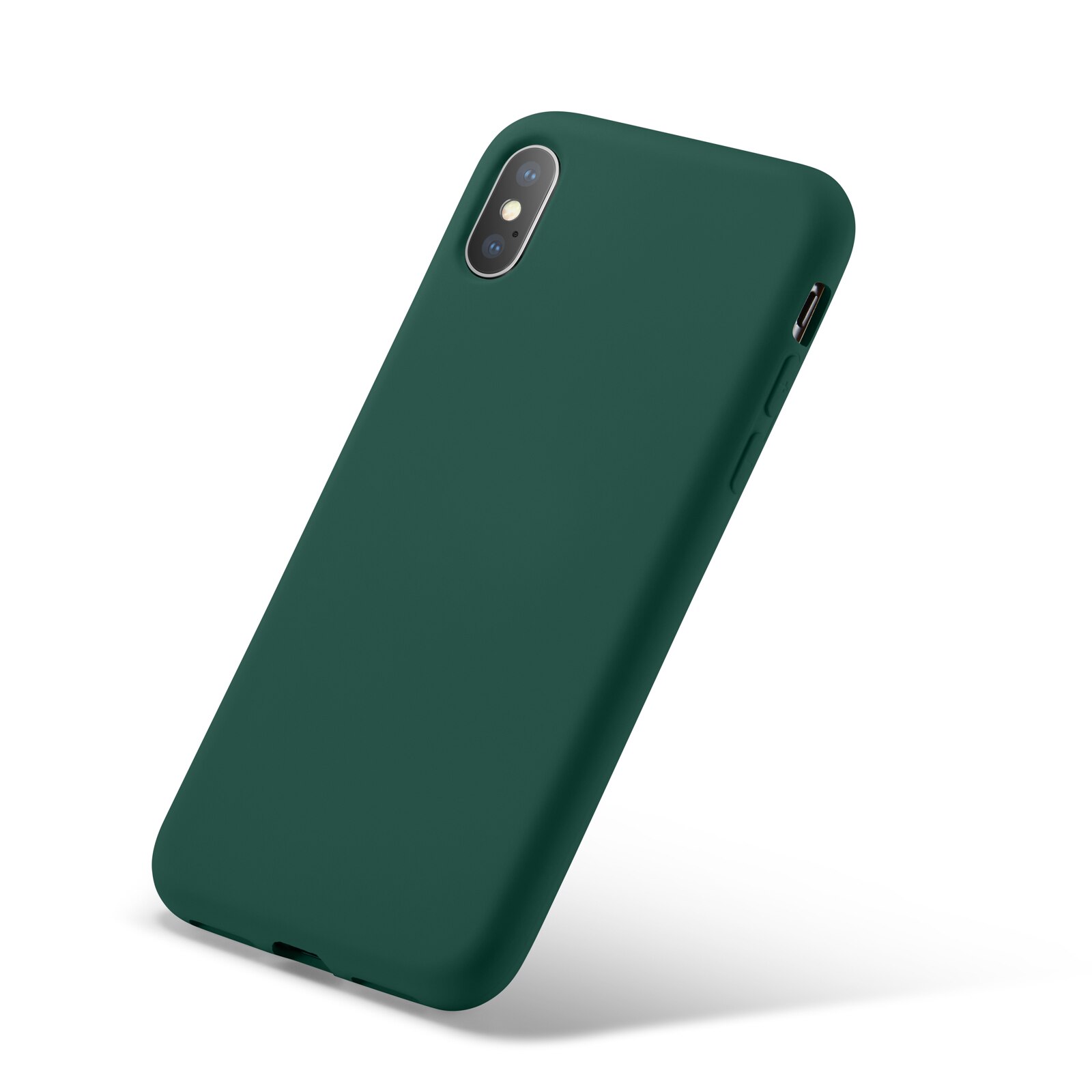 Cover TPU iPhone X/XS verde scuro