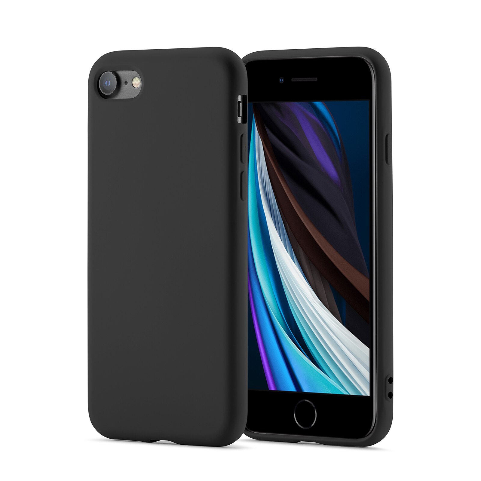 Cover TPU iPhone 8 nero