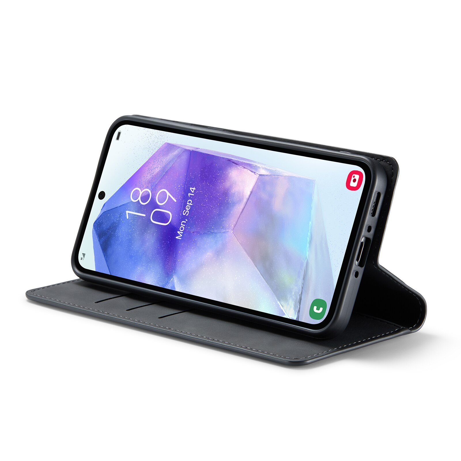 Cover portafoglio sottili Samsung Galaxy A36 Nero