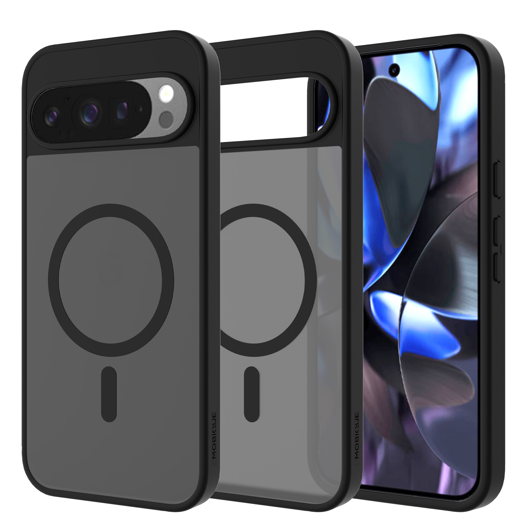 Cover Magnetic Hybrid Google Pixel 9 Pro XL Frosted Black