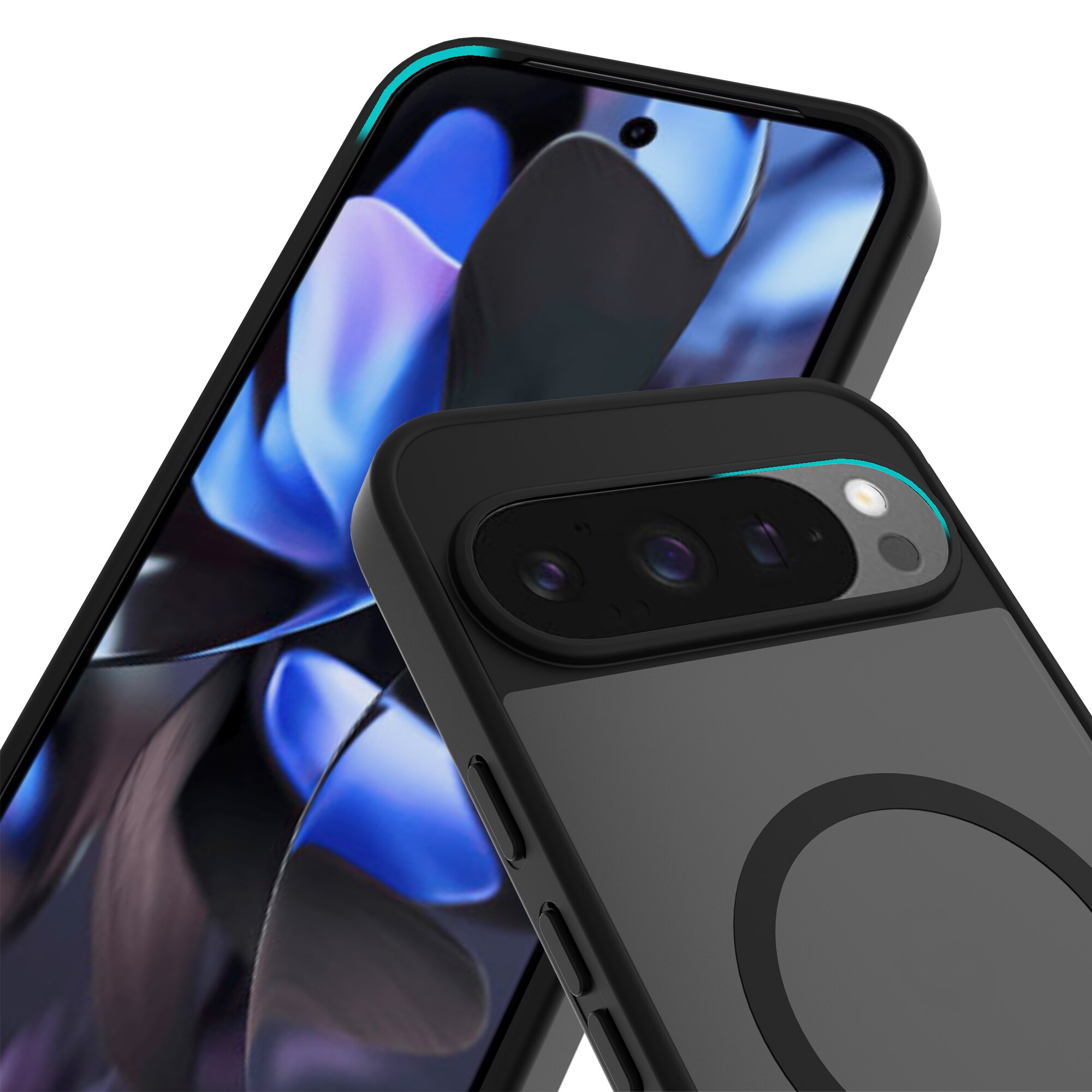 Cover Magnetic Hybrid Google Pixel 9 Pro XL Frosted Black